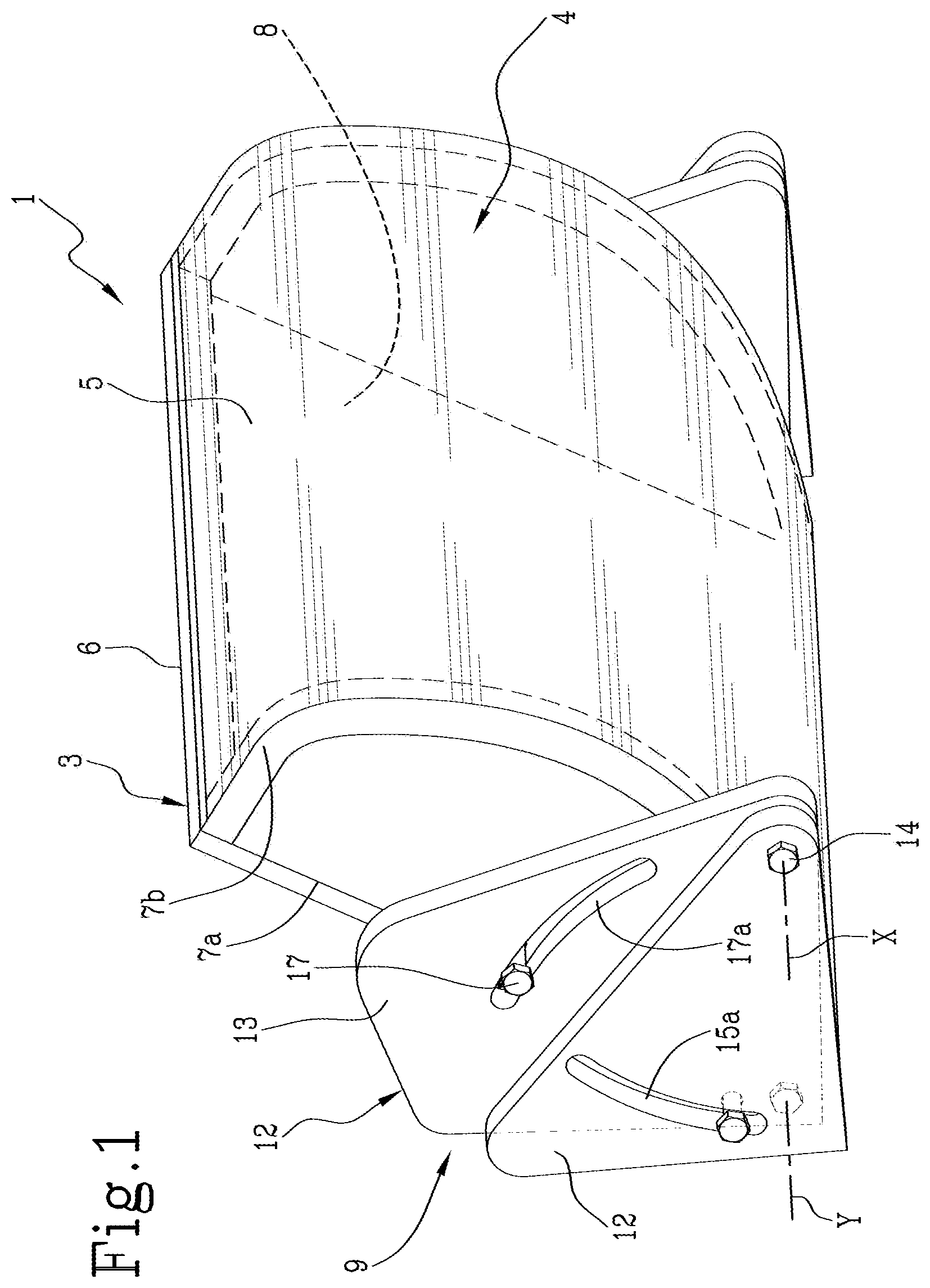 Patent US12616432 — Compression device for breast exams and diagnostic apparatus for breast exams — Figure 1