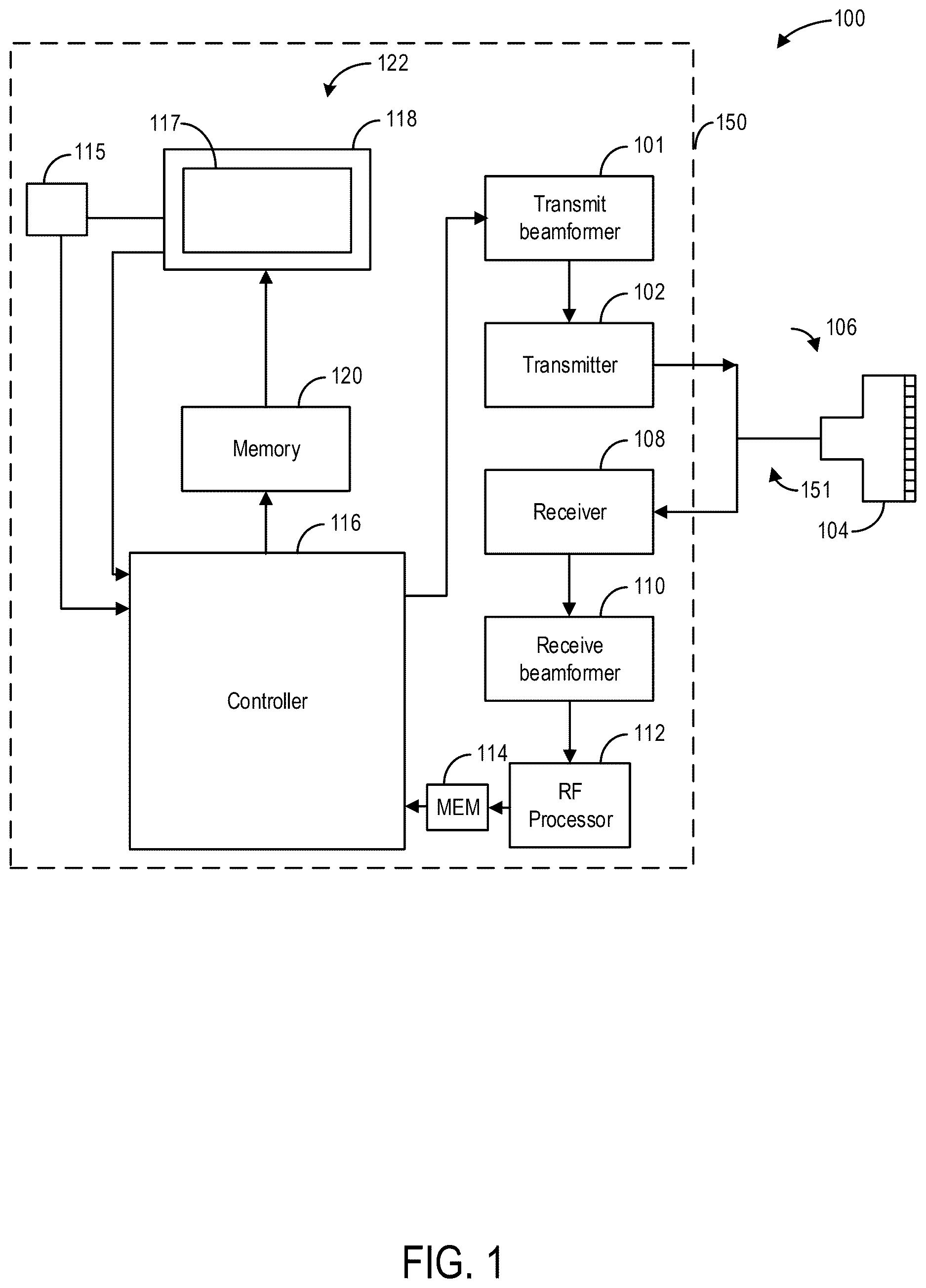 Patent US12616448 — Methods and systems for automated analysis of cervix elastography — Figure 1
