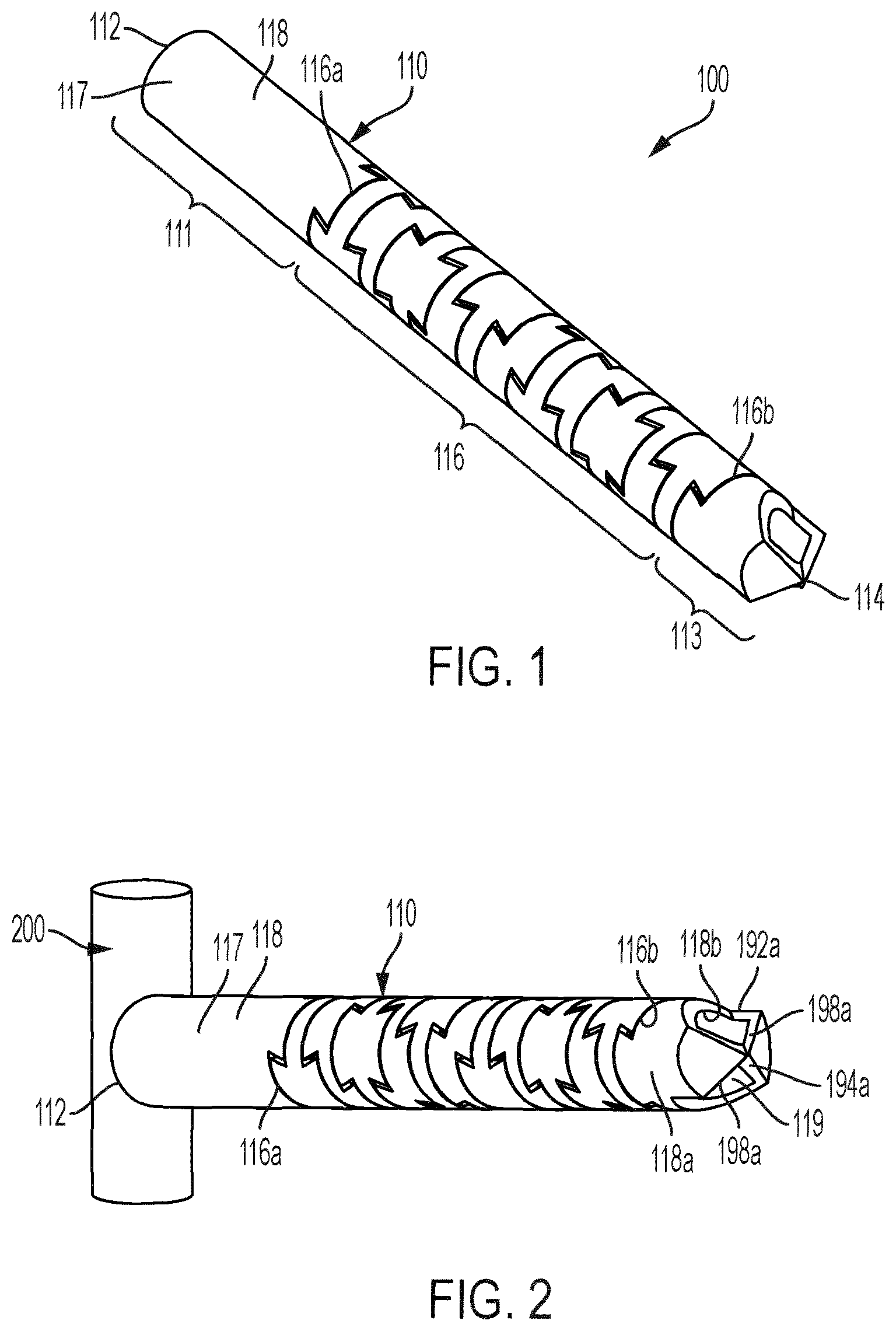 Patent US12616457 Figure 1 – Cutting head for tissue collection device