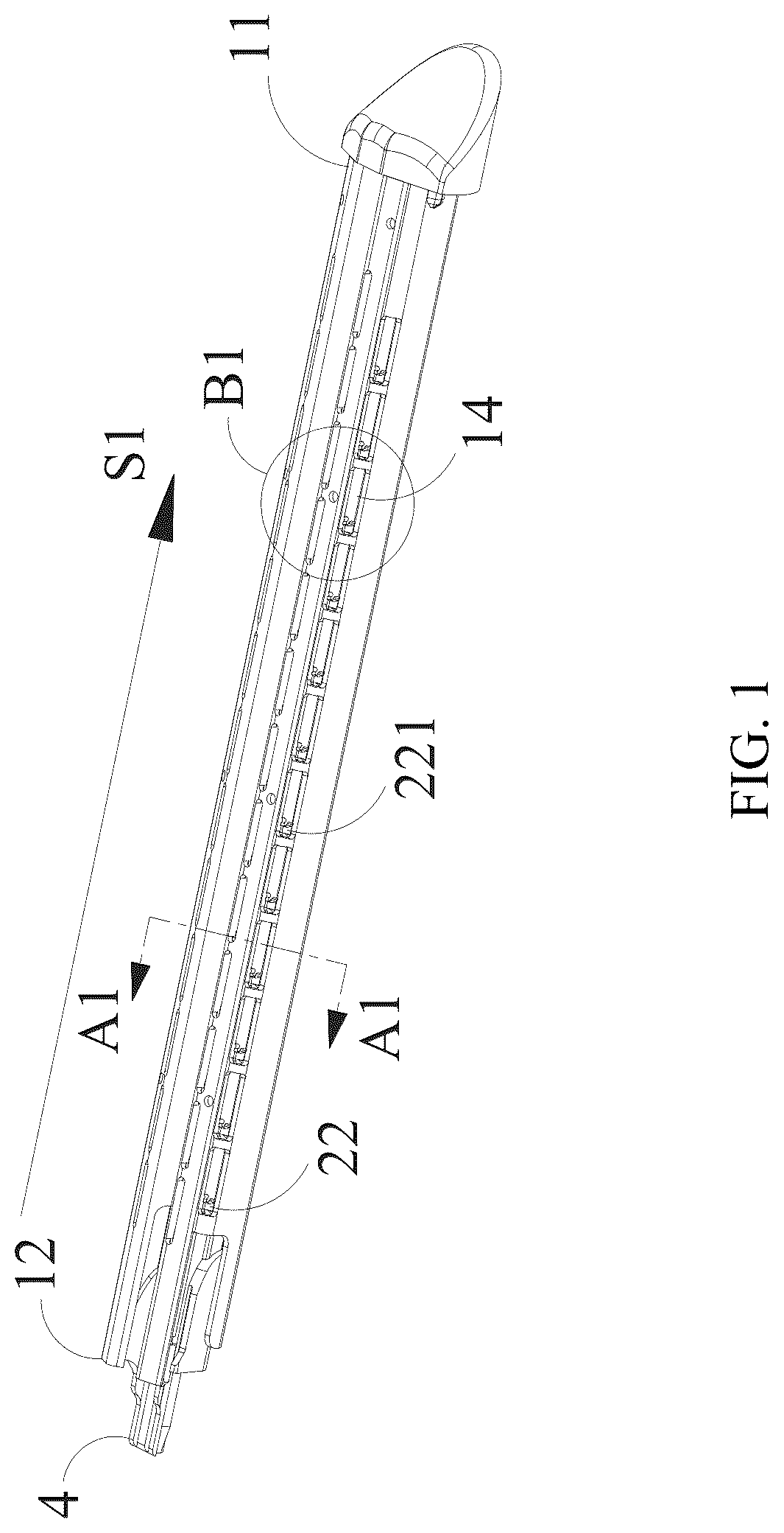 Patent US12616466 — Cartridge assembly, head assembly and surgical stapler — Figure 1