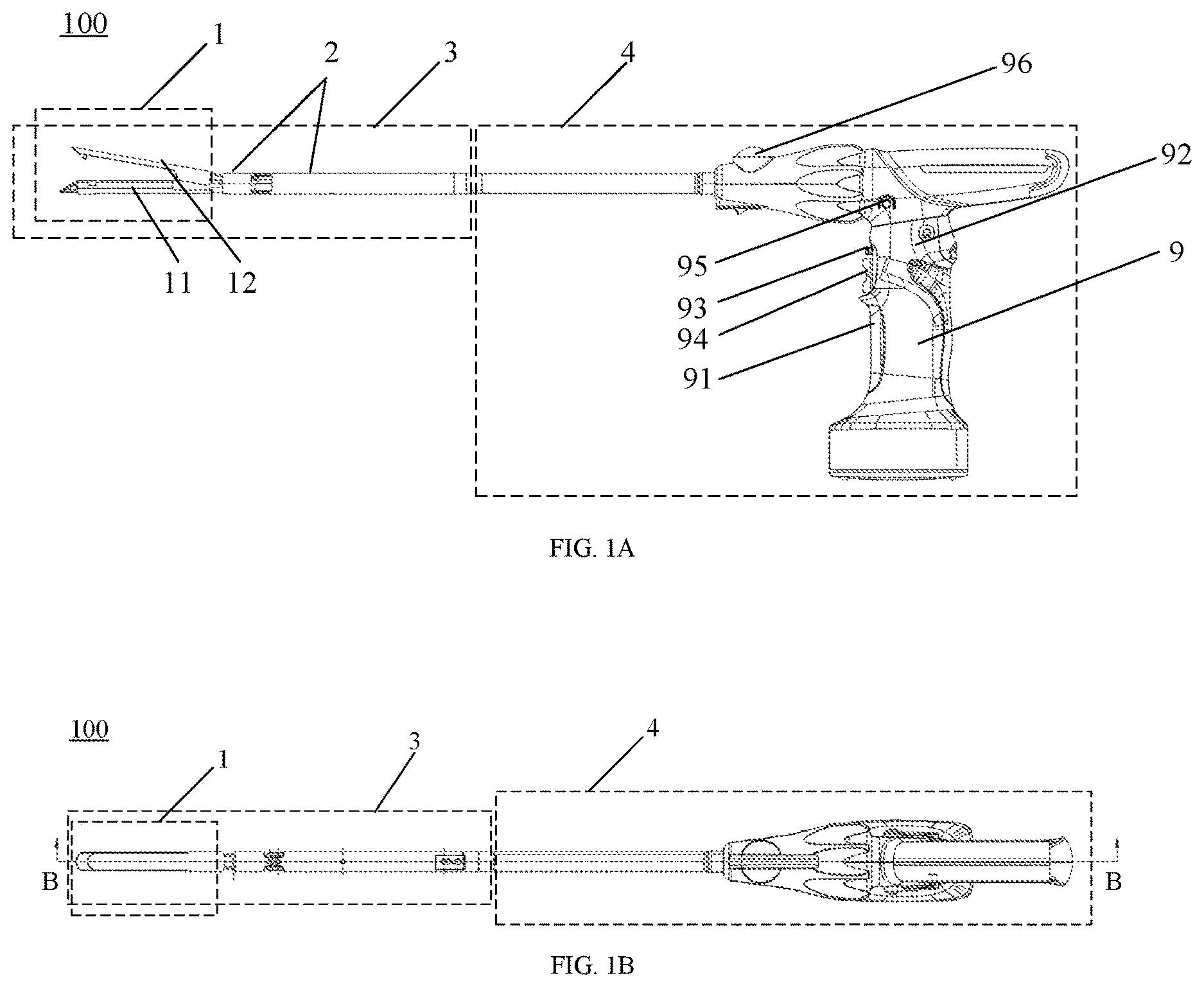 Patent US12616470 Figure 1 – Surgical stapler