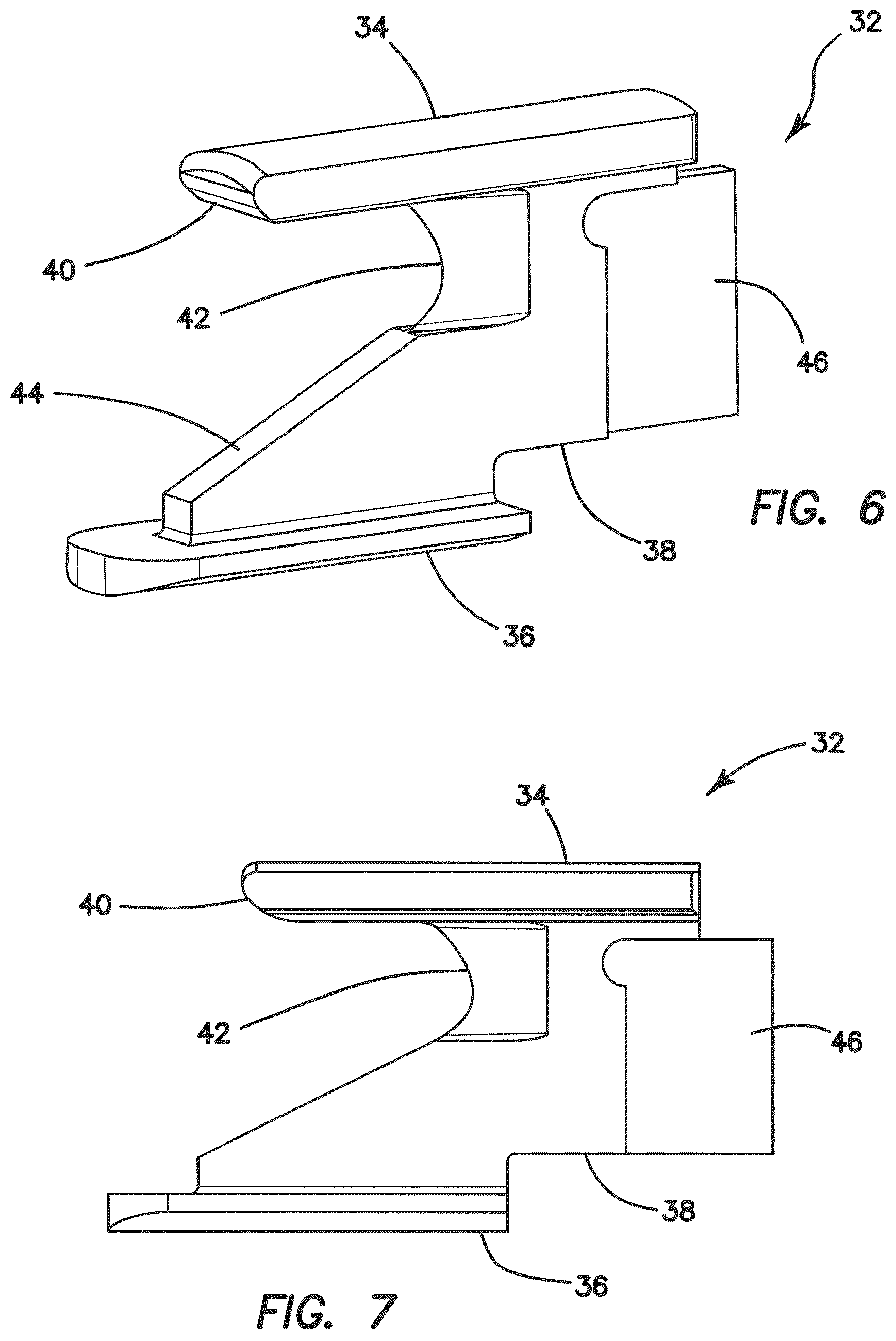 Patent US12616471 Figure 4 – Surgical stapler with partial pockets