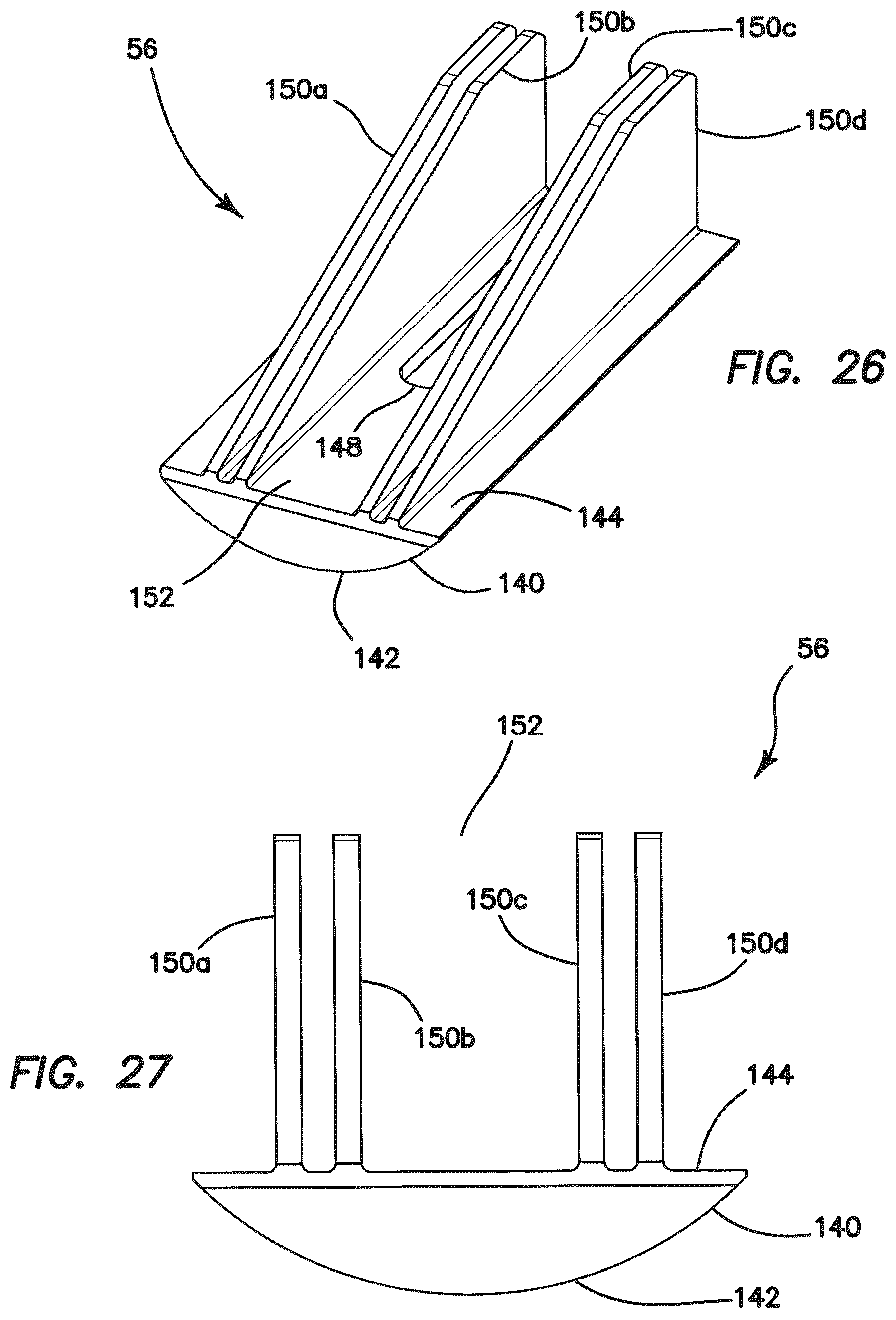 Patent US12616471 Figure 15 – Surgical stapler with partial pockets