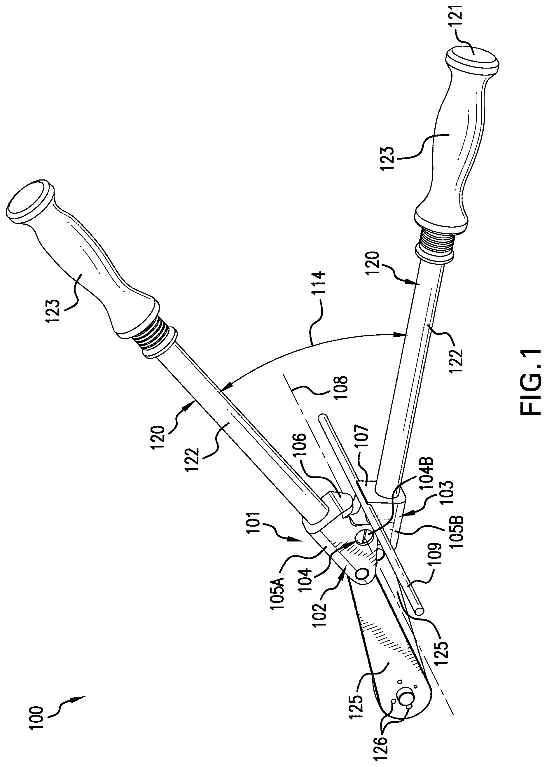 Patent US12616512 — Surgical rod cutter-bender assembly — Figure 1