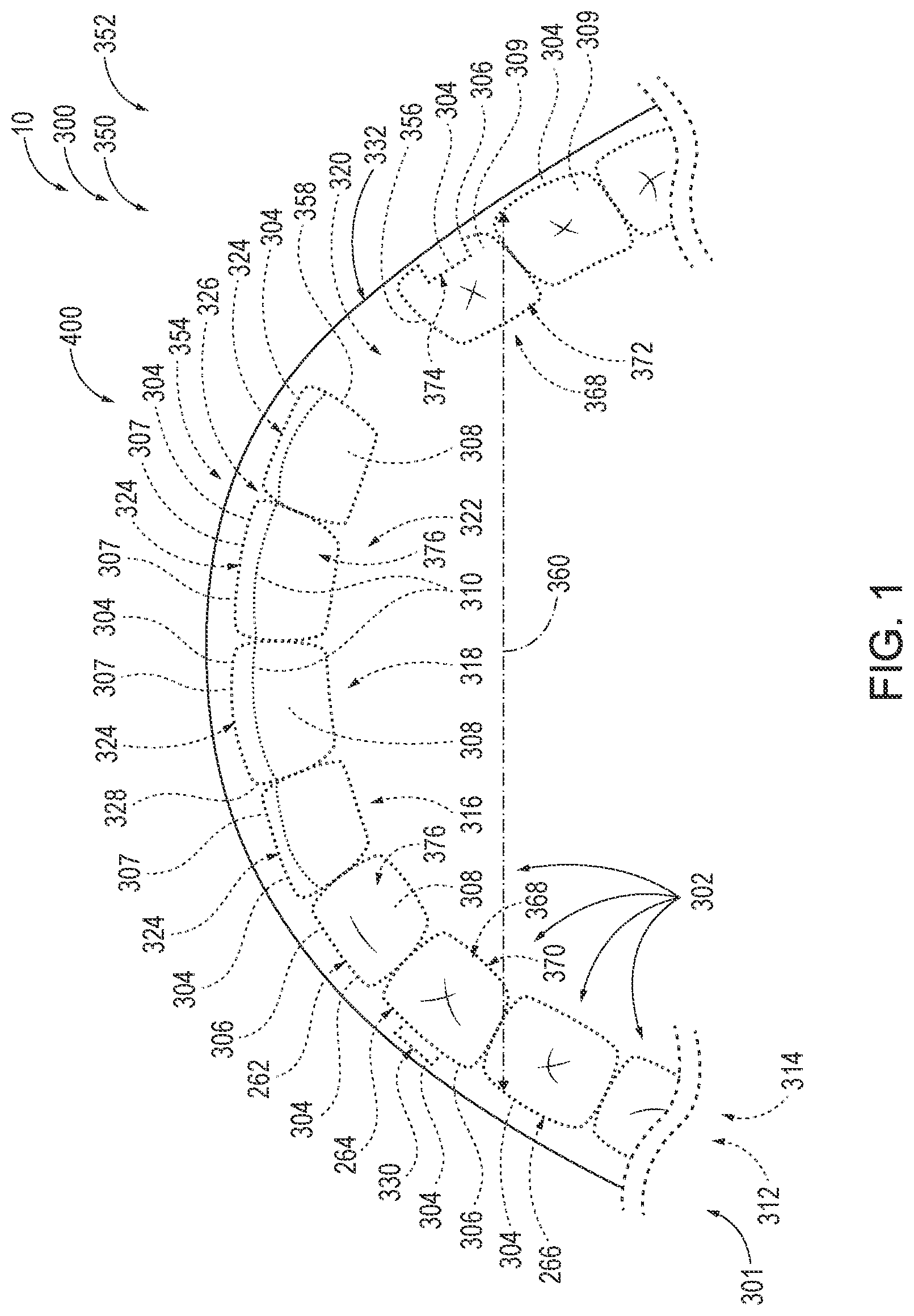 Patent US12616554 Figure 1 – Customized temporary veneers and methods of providing the same