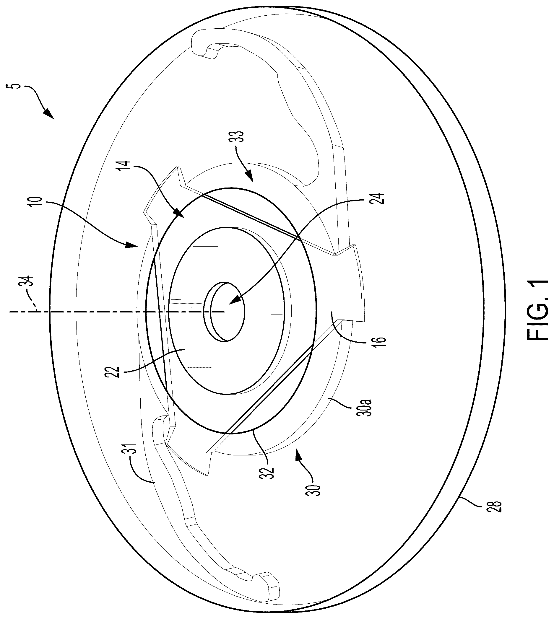Patent US12616565 — Pinhole intraocular onlay — Figure 1