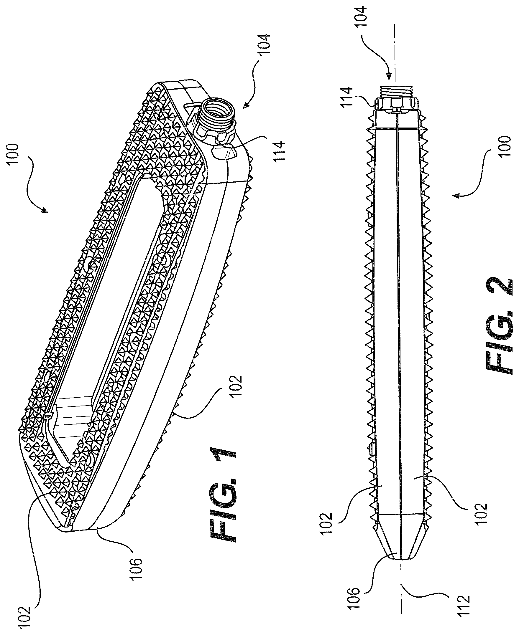 Patent US12616586 — Stabilized intervertebral spacer — Figure 1