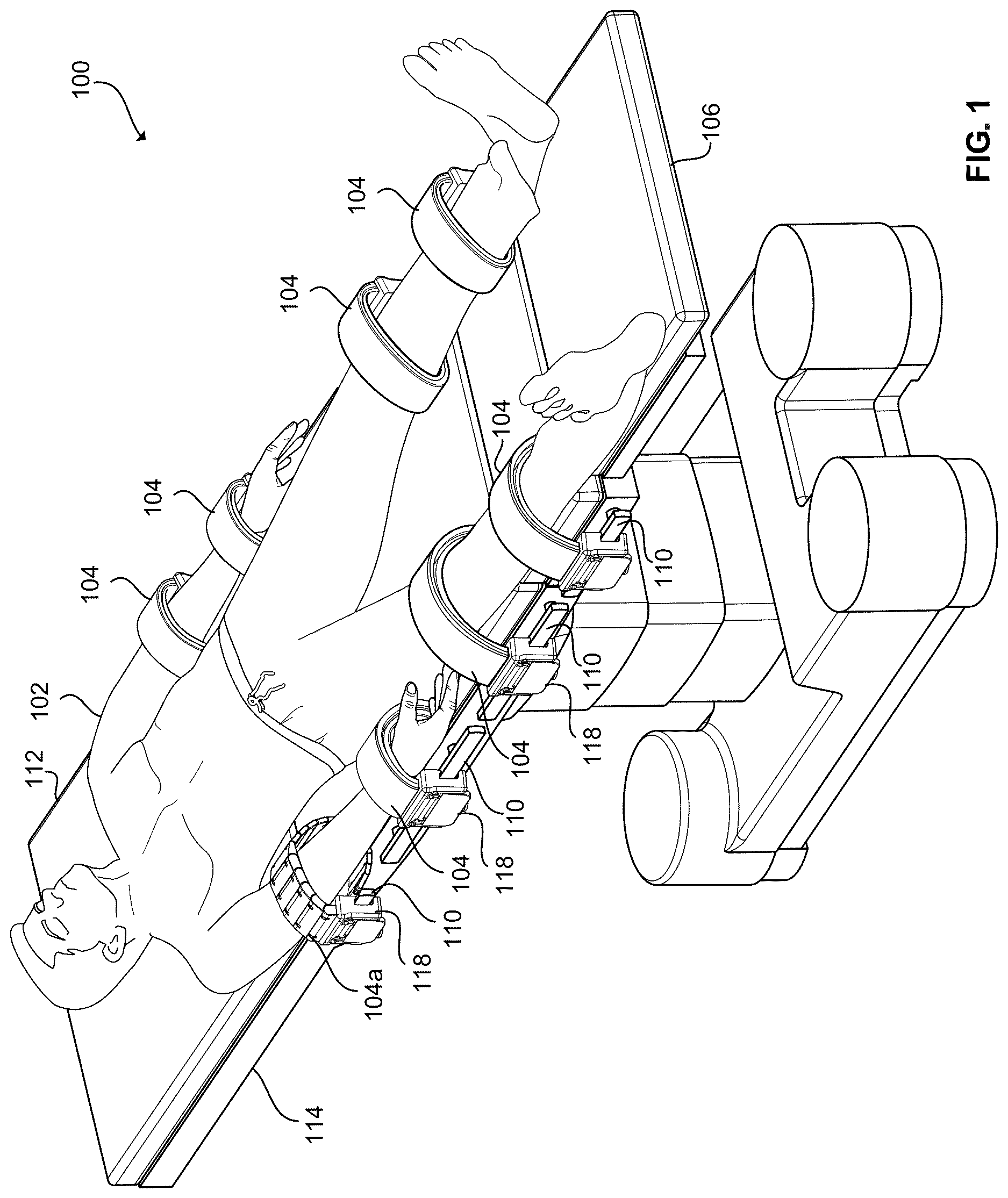 Patent US12616599 — Systems and methods for maintaining patient position — Figure 1