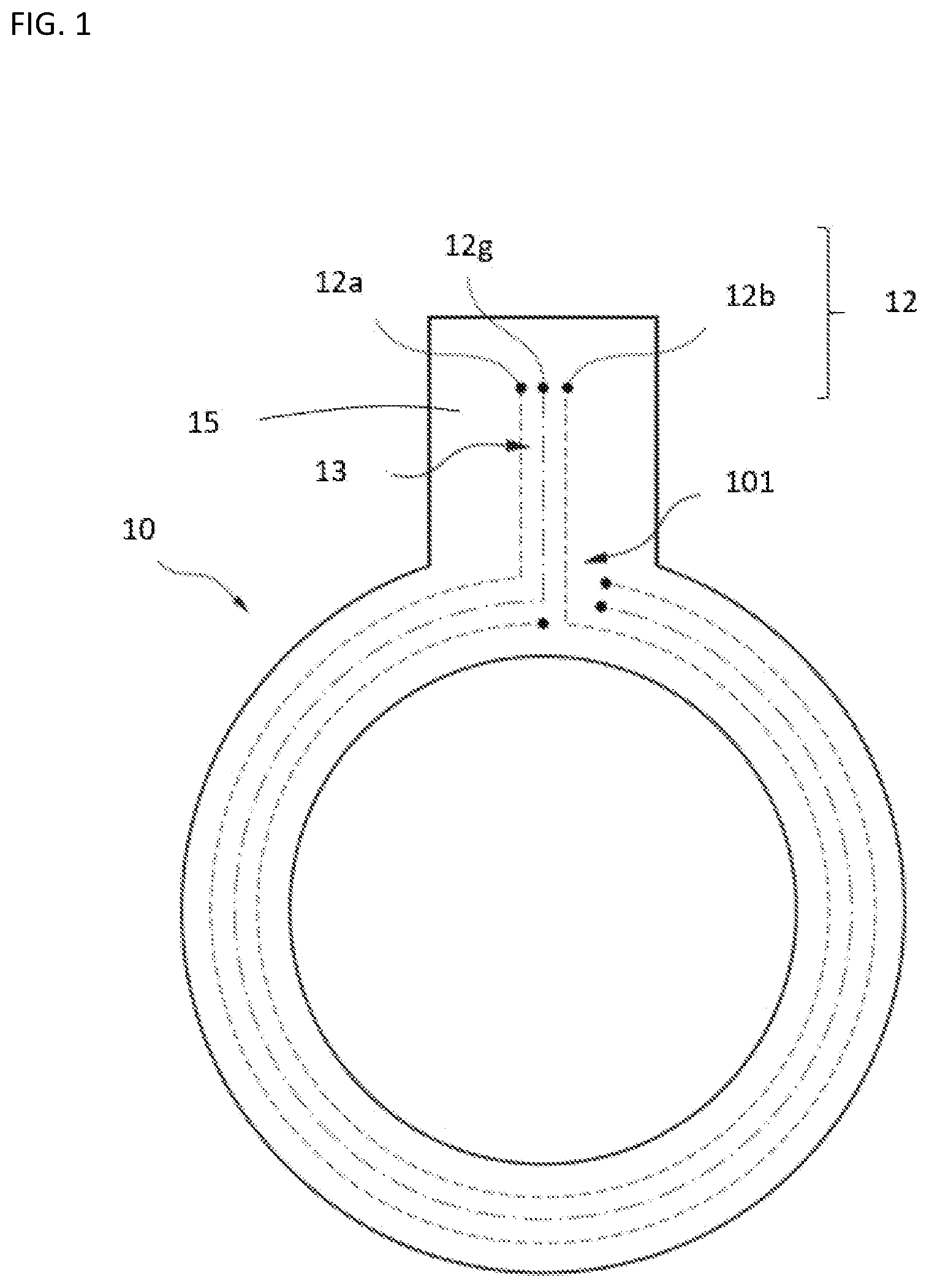 Patent US12616603 Figure 1 – Sensor patch for attachment to a base plate