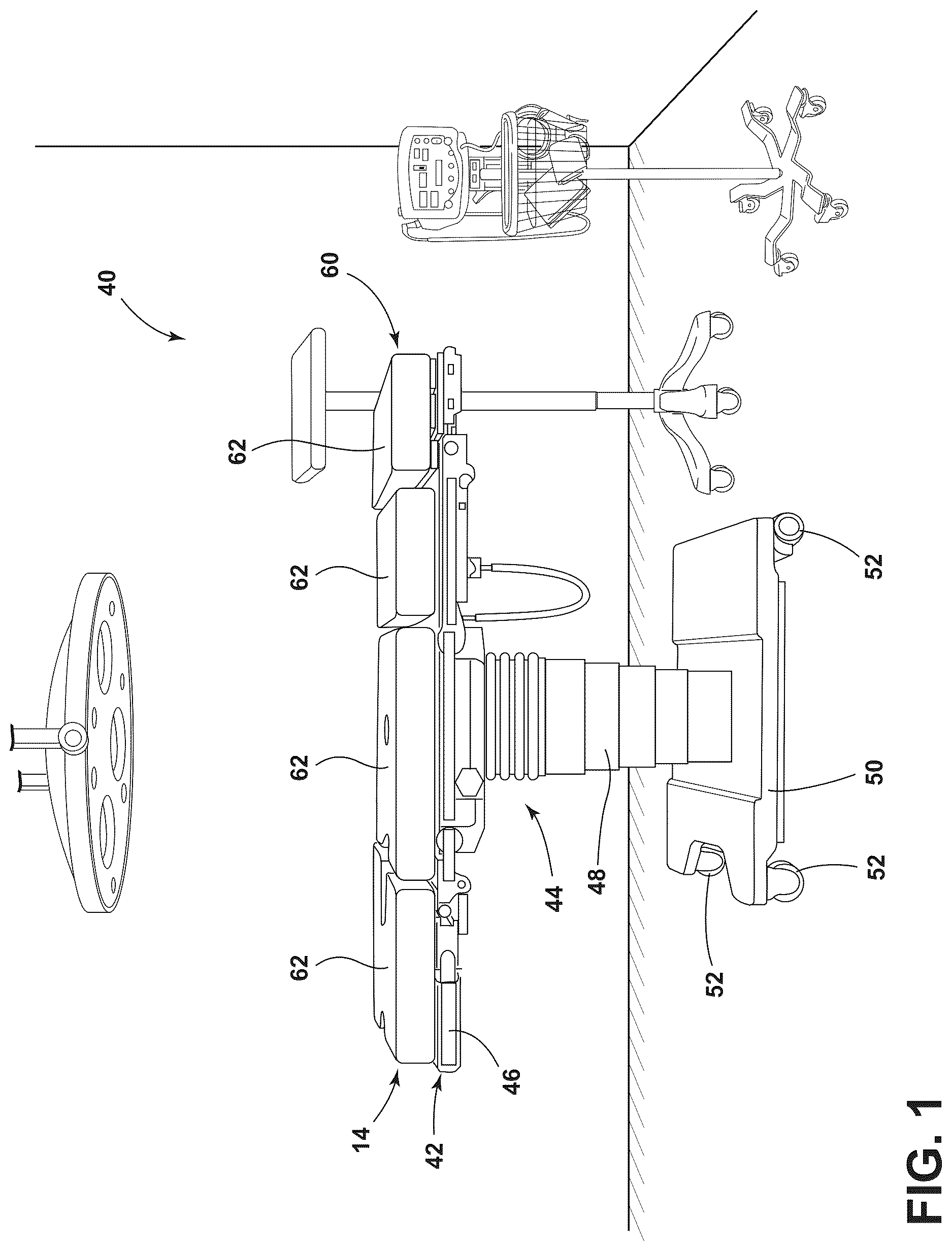 Patent US12616606 — Heat exchange system for patient support surface — Figure 1
