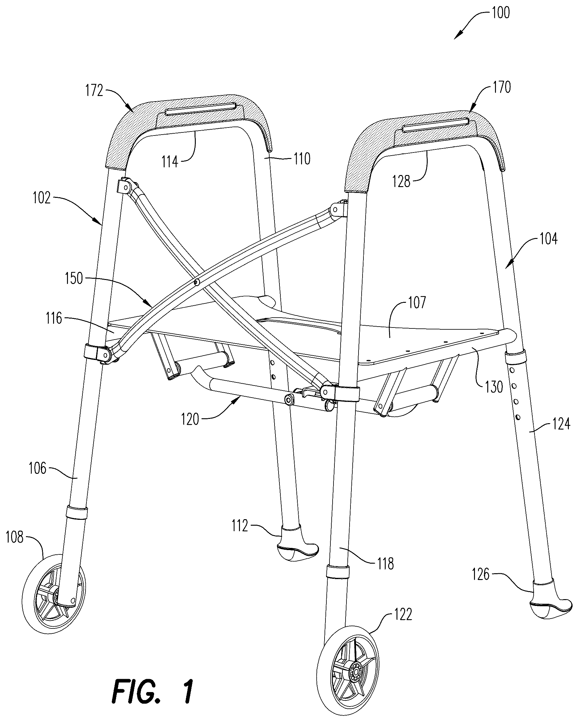 Patent US12616628 — Walker — Figure 1