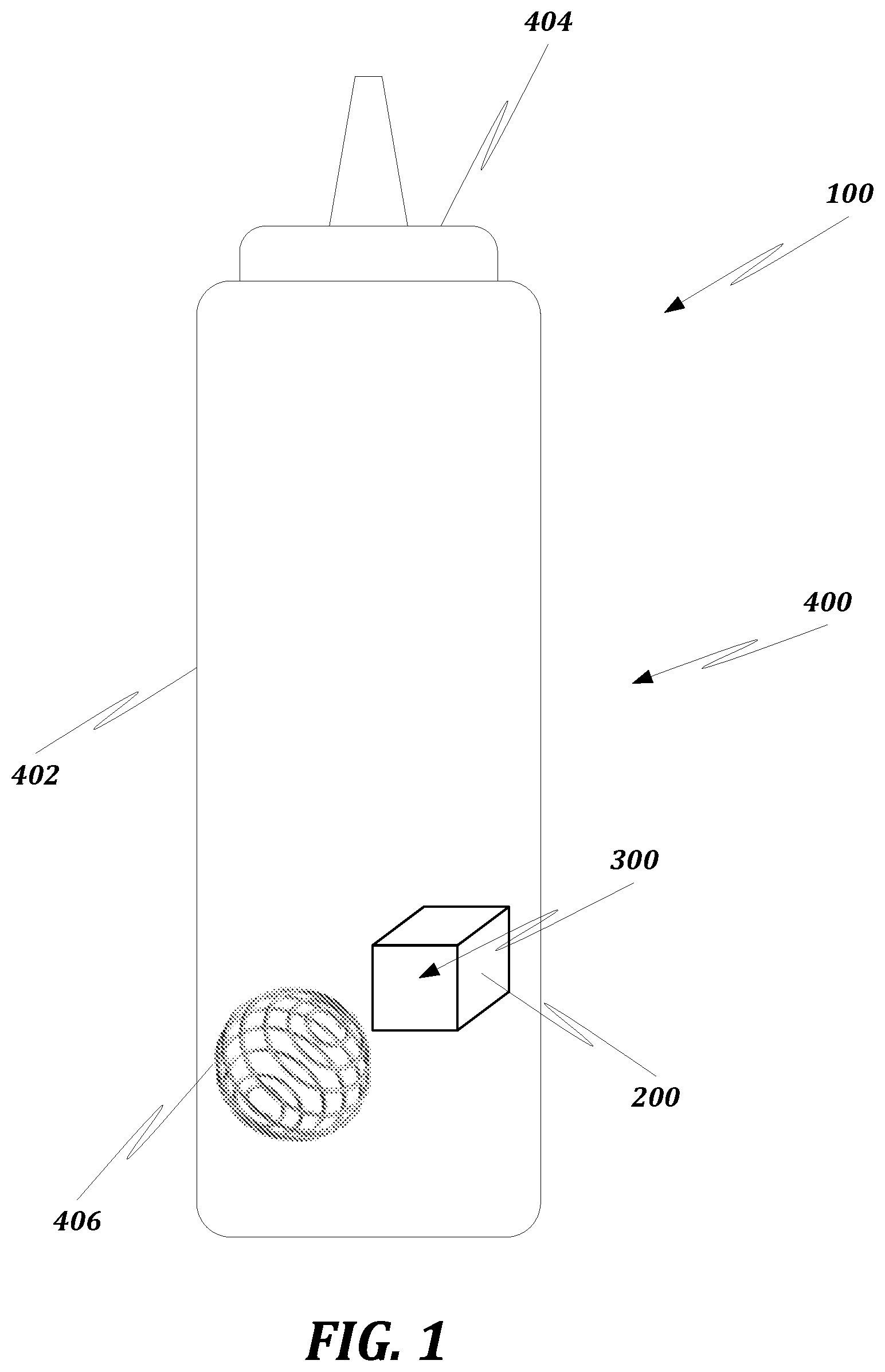 Patent US12616645 Figure 1 – Water soluble shampoo container