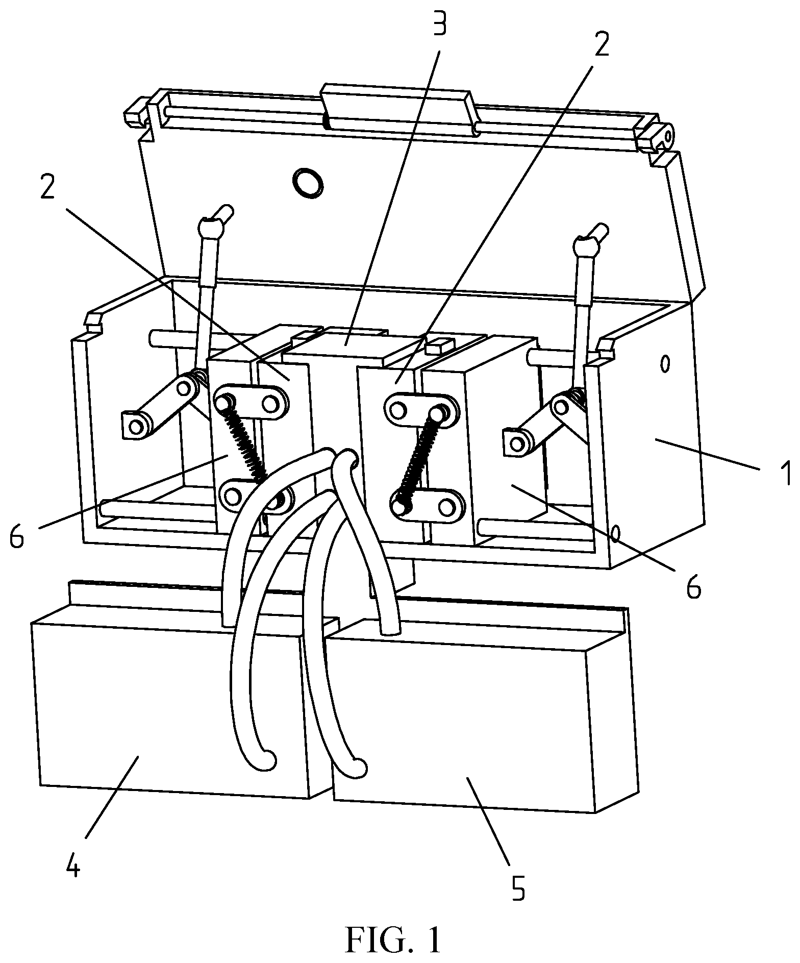 Patent US12616784 — Online dry powder A-and-dry powder B dispensing device for blood purification — Figure 1
