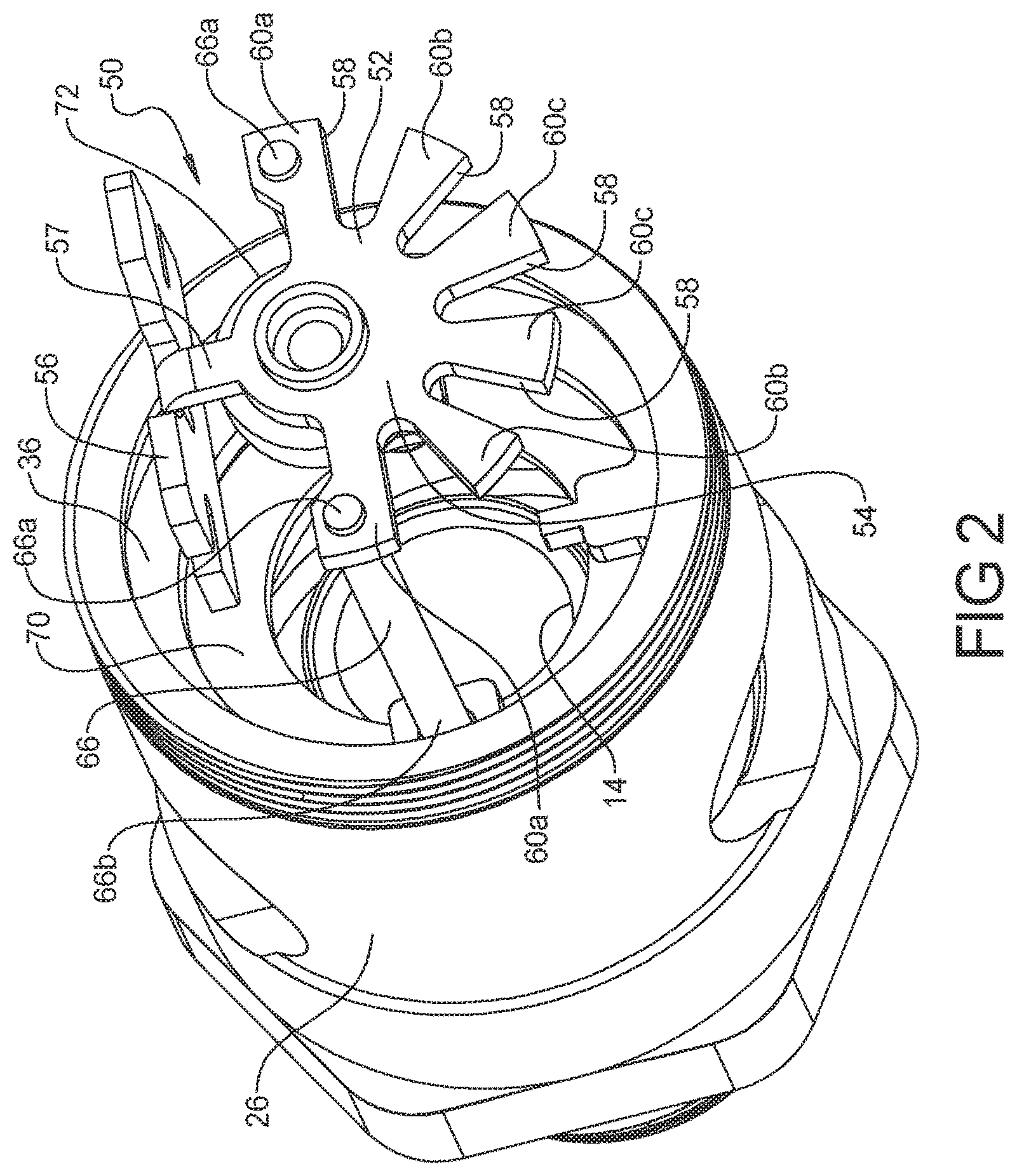 Patent US12616860 Figure 2 – Concealed horizontal sidewall sprinkler