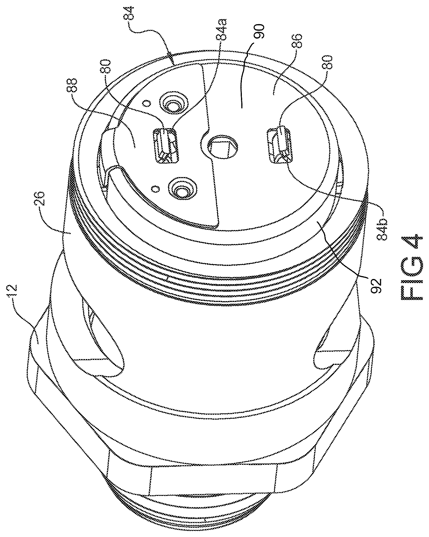 Patent US12616860 Figure 4 – Concealed horizontal sidewall sprinkler