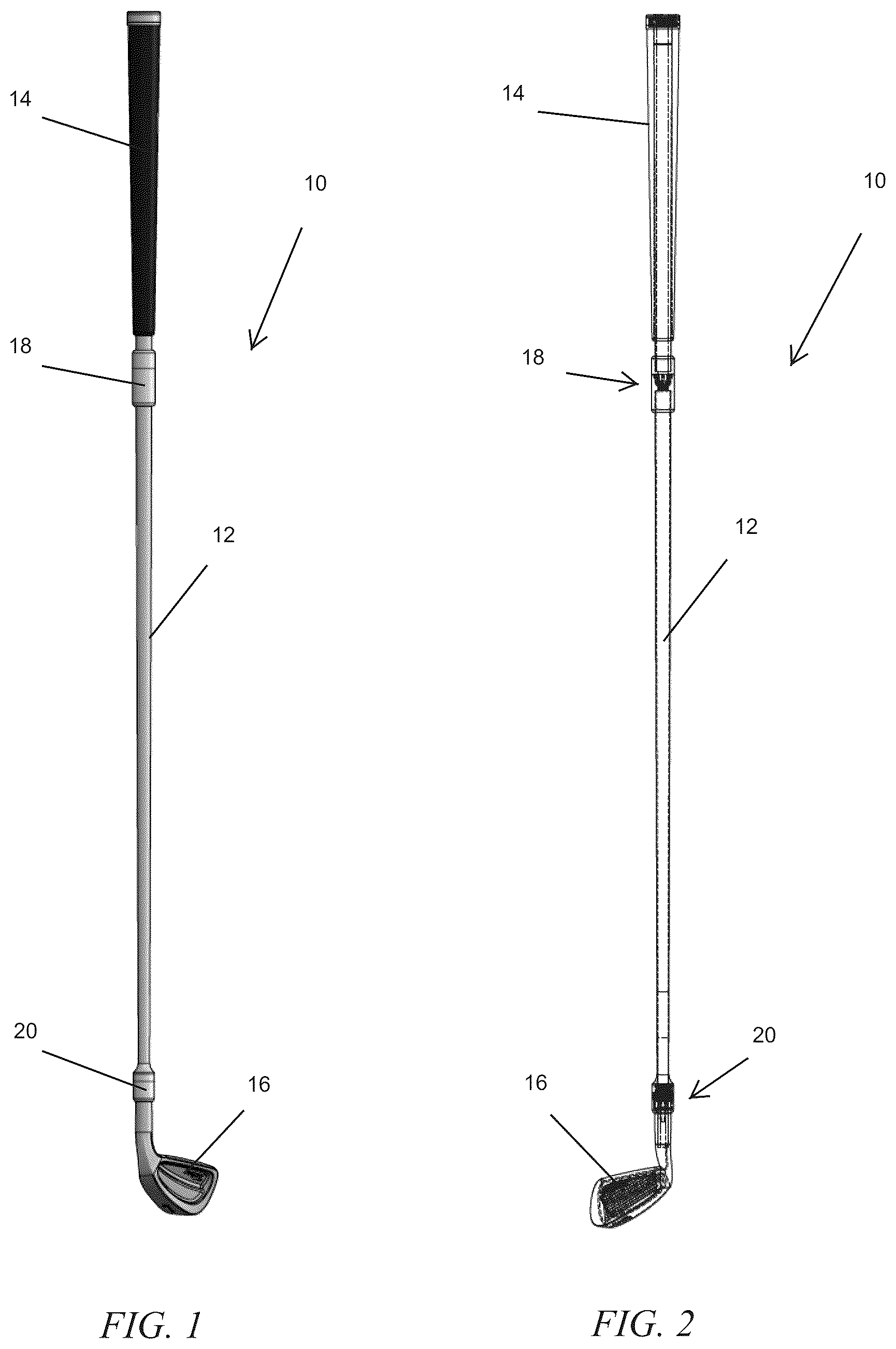 Patent US12616880 — Triune quick release assembly and connection golf club system — Figure 1