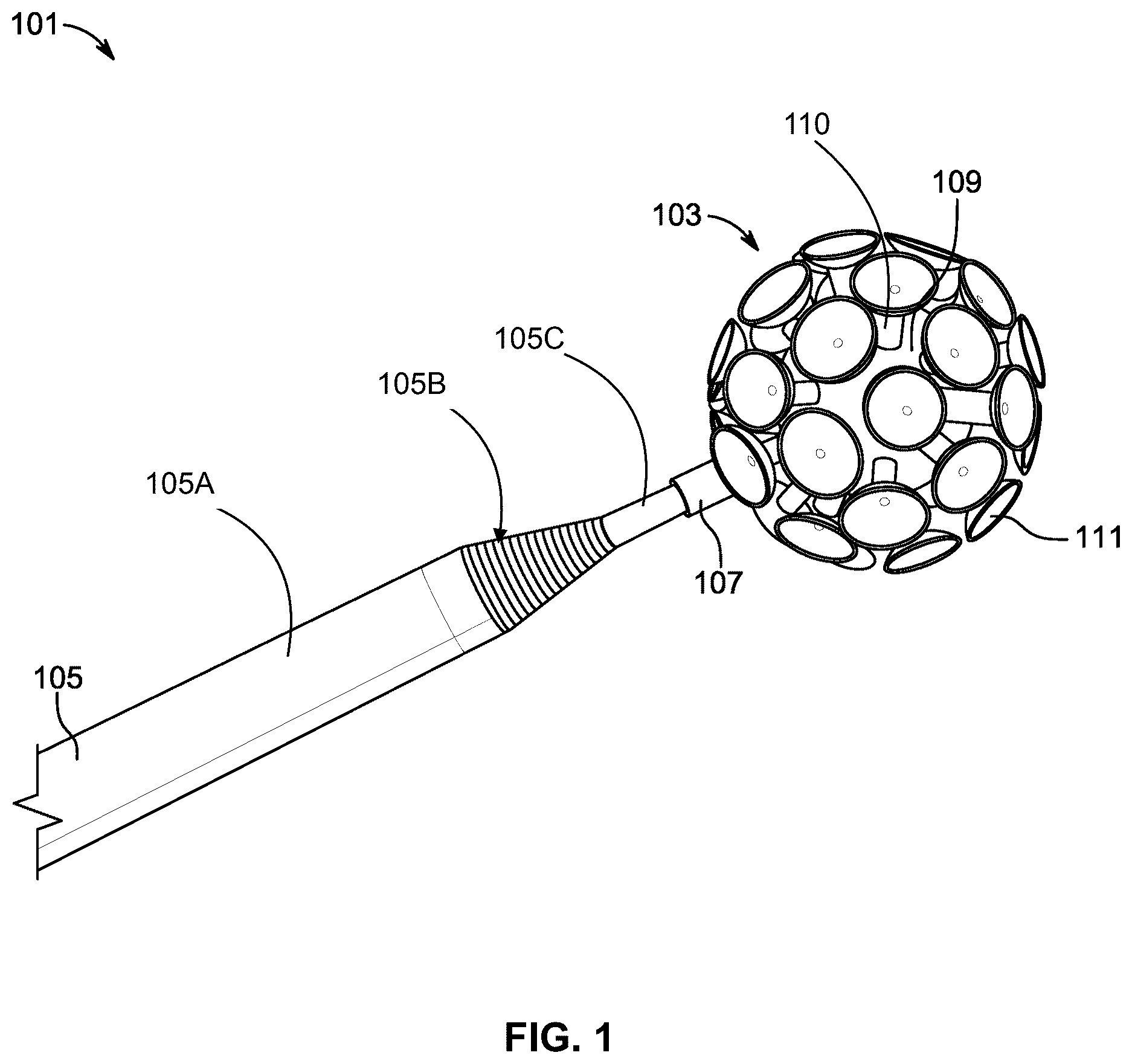 Patent US12616888 — Disc golf disc retrieval device — Figure 1