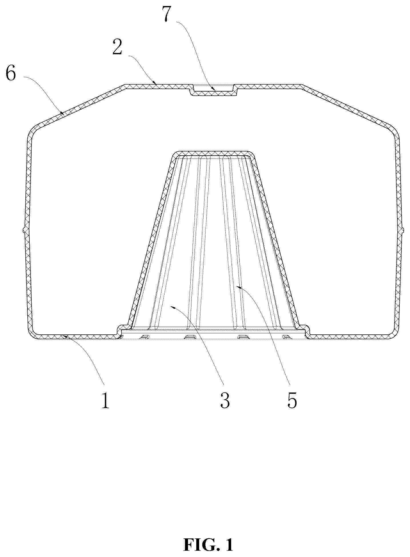 Patent US12616889 — Counterweight base for punching bag — Figure 1