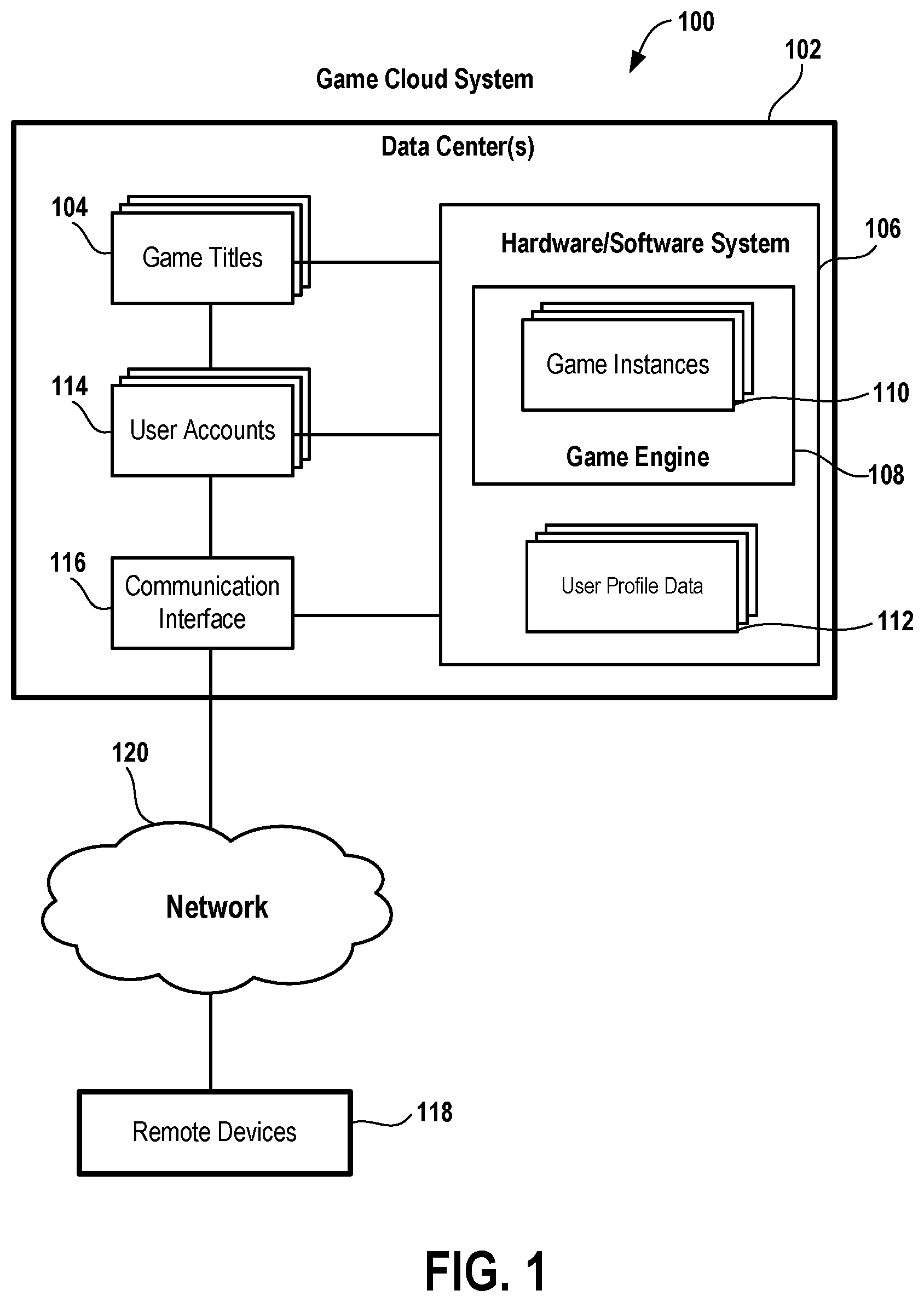 Patent US12616902 — Method and system for generating an image representing the results of a gaming session — Figure 1