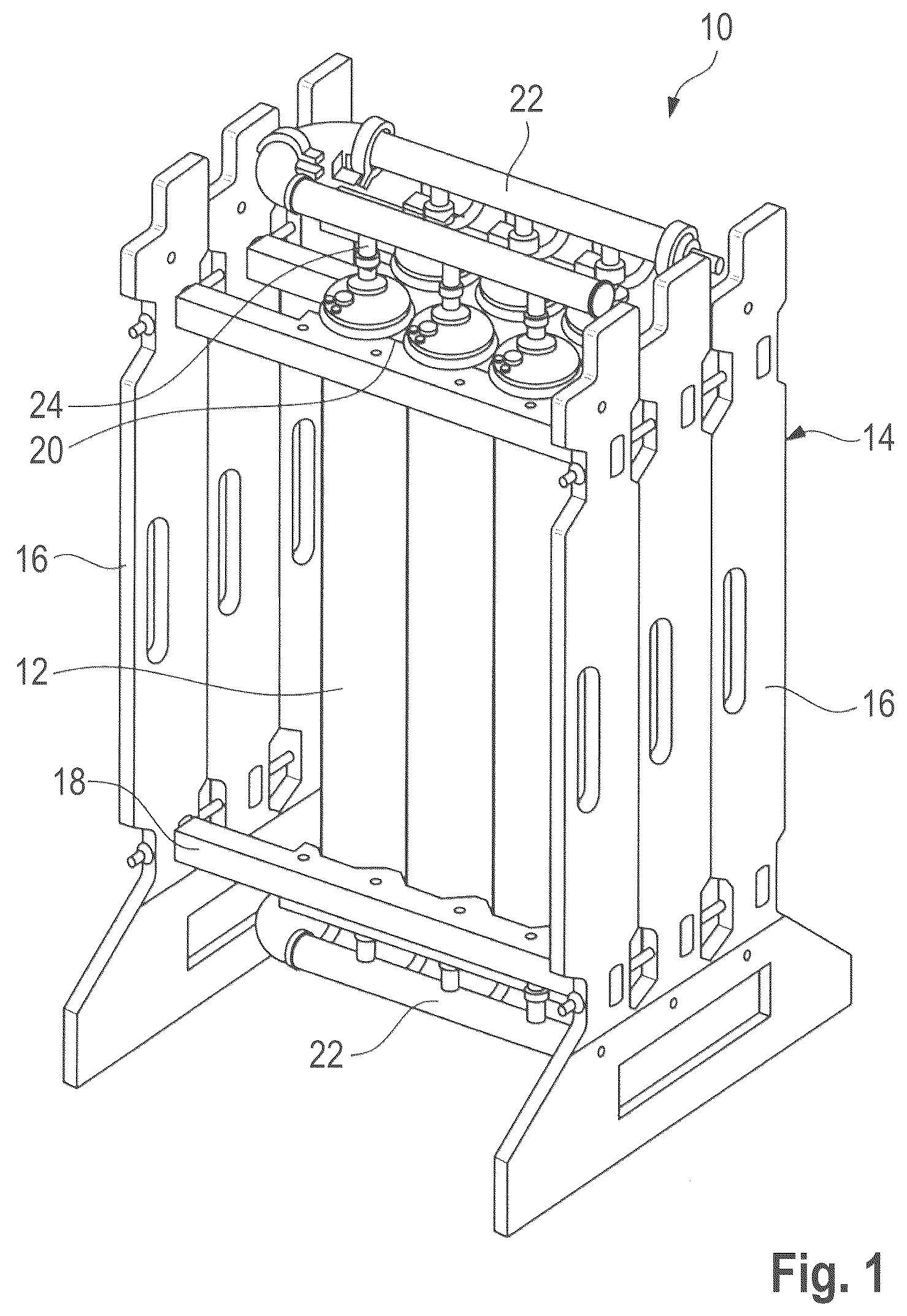 Patent US12616920 — Single-use device for the separation or filtering of a large volume of a mixture of substances — Figure 1