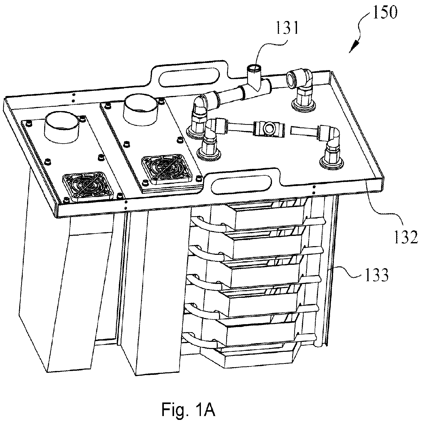 Patent US12616926 — Cleaning frame for waste gas purification apparatus — Figure 1