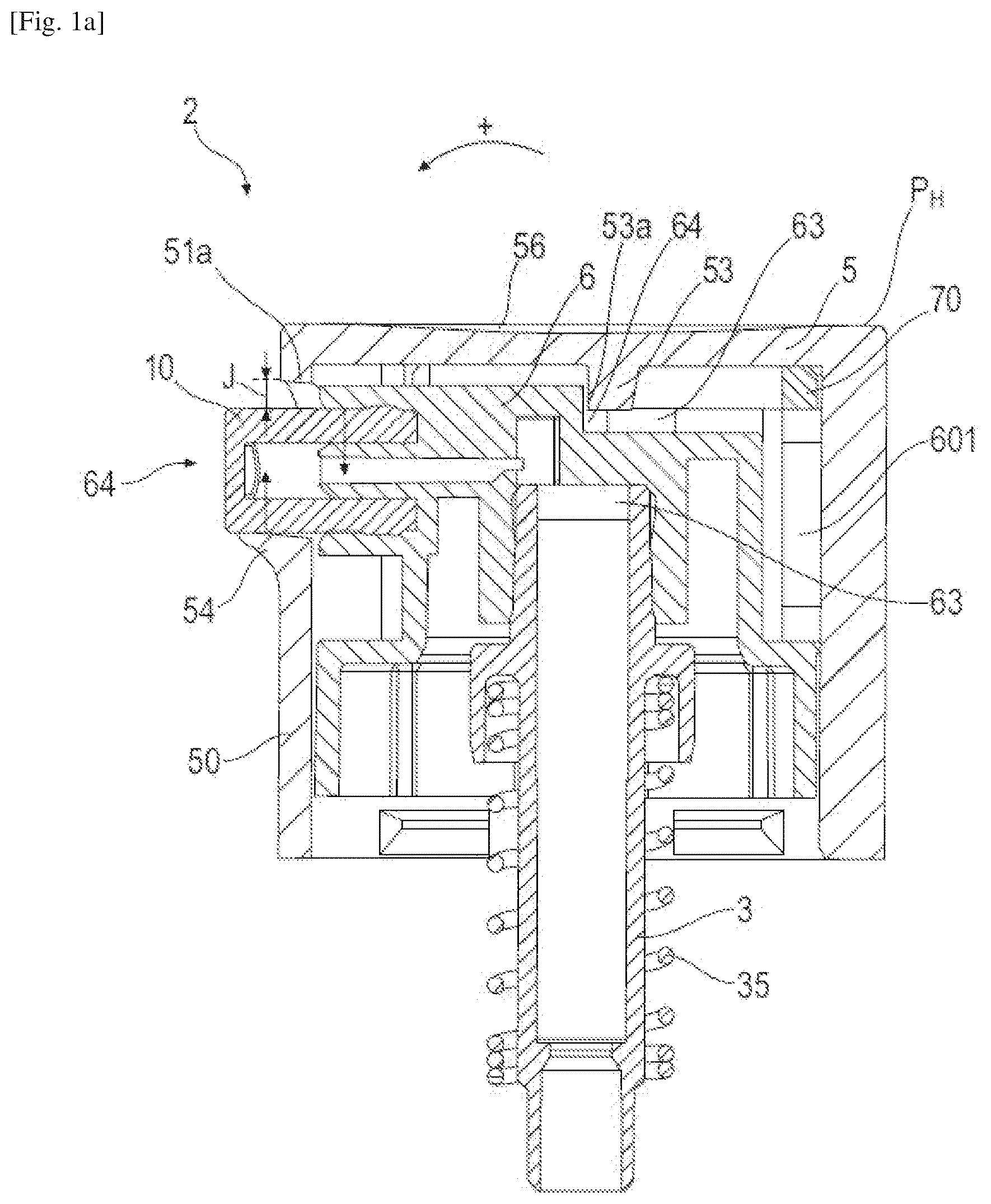 Patent US12616987 — Head for dispensing a fluid product and associated fluid product bottle — Figure 1