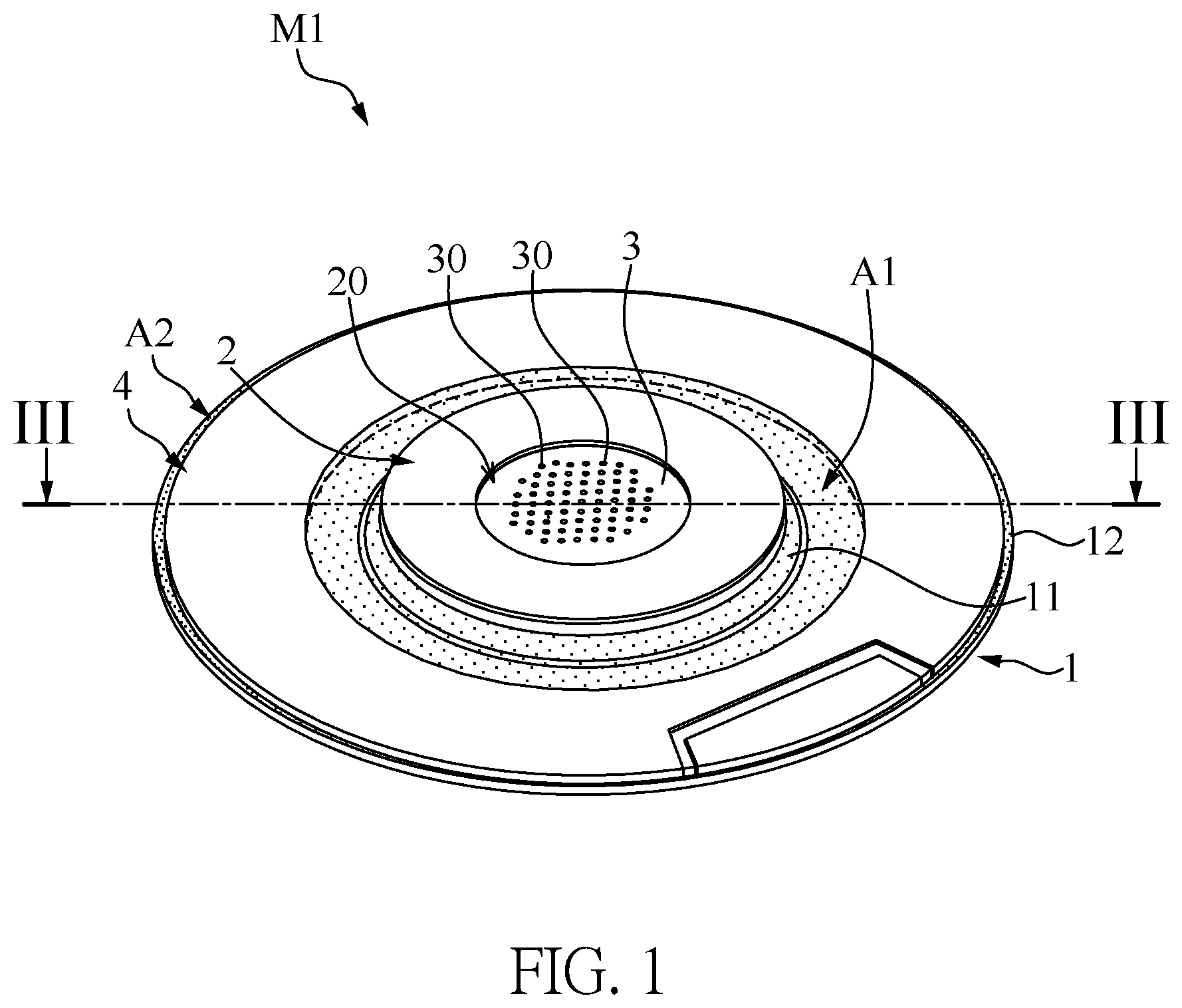 Patent US12616992 — Atomization module — Figure 1