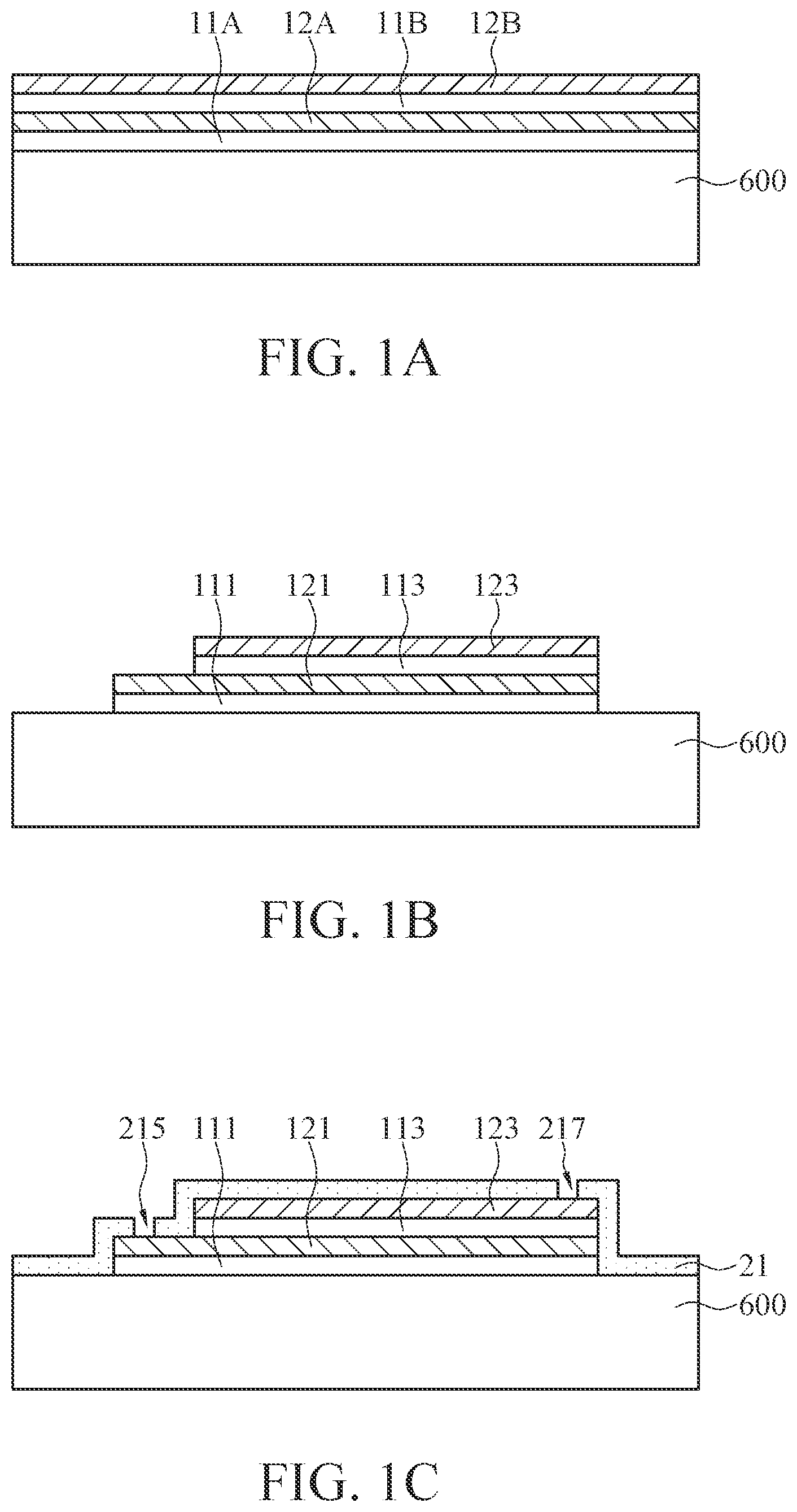 Patent US12616998 — Manufacturing method of wafer level ultrasonic device — Figure 1