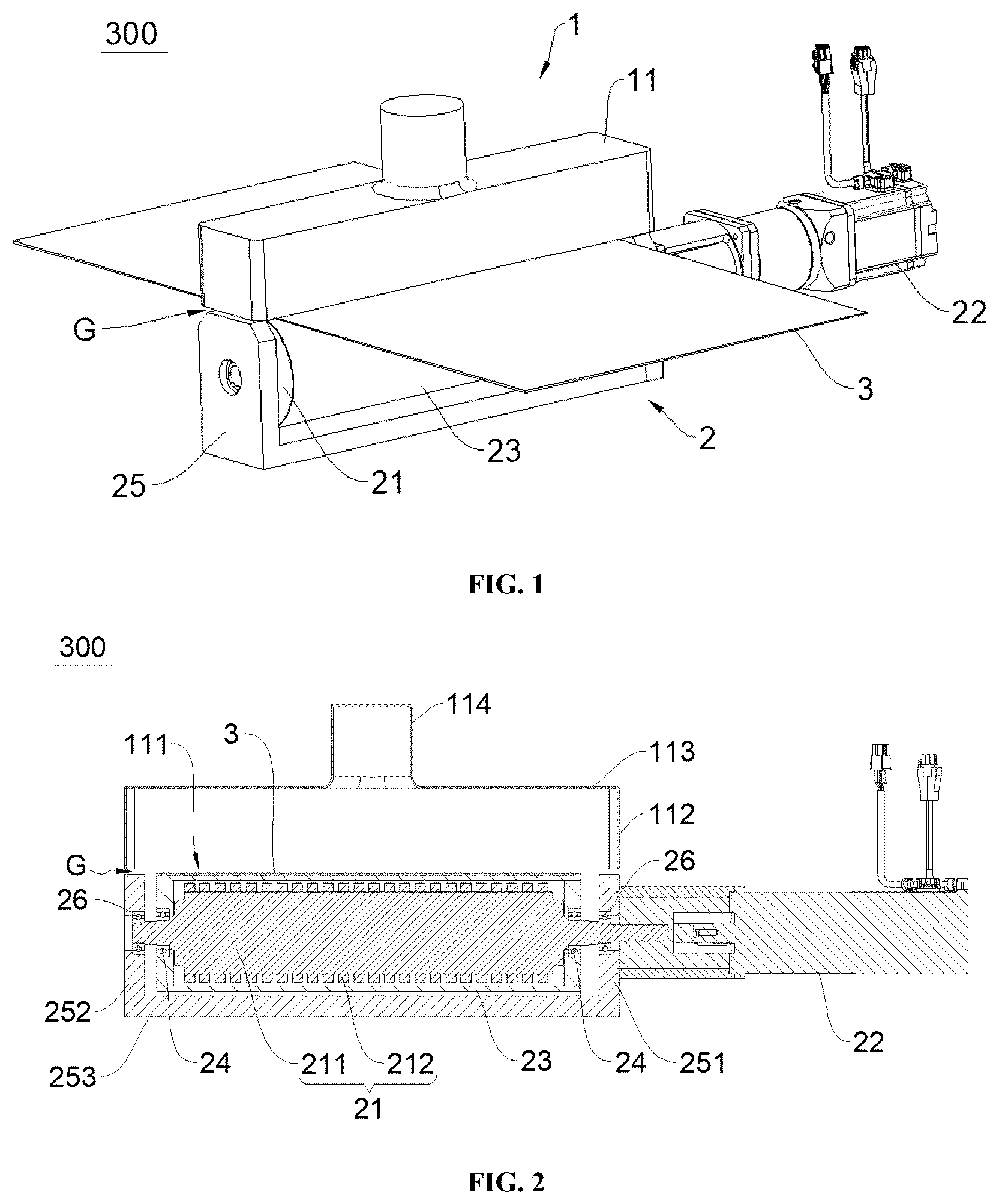 Patent US12617006 Figure 1 – Dedusting apparatus, battery manufacturing device, and dedusting method