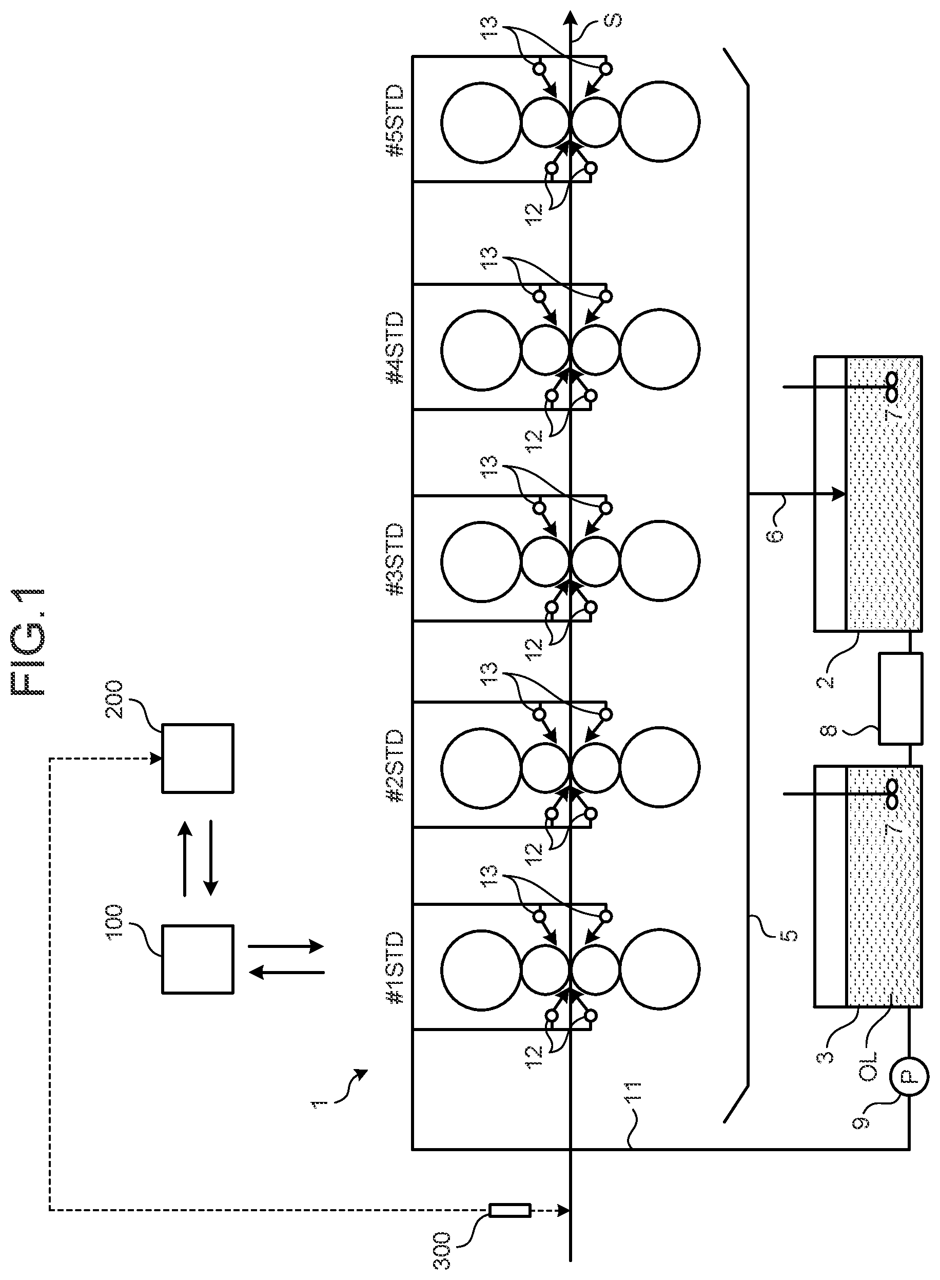 Patent US12617009 — Cold rolling mill rolling condition setting method, cold rolling method, steel sheet manufacturing method, cold rolling mill rolling condition setting device, and cold rolling mill — Figure 1