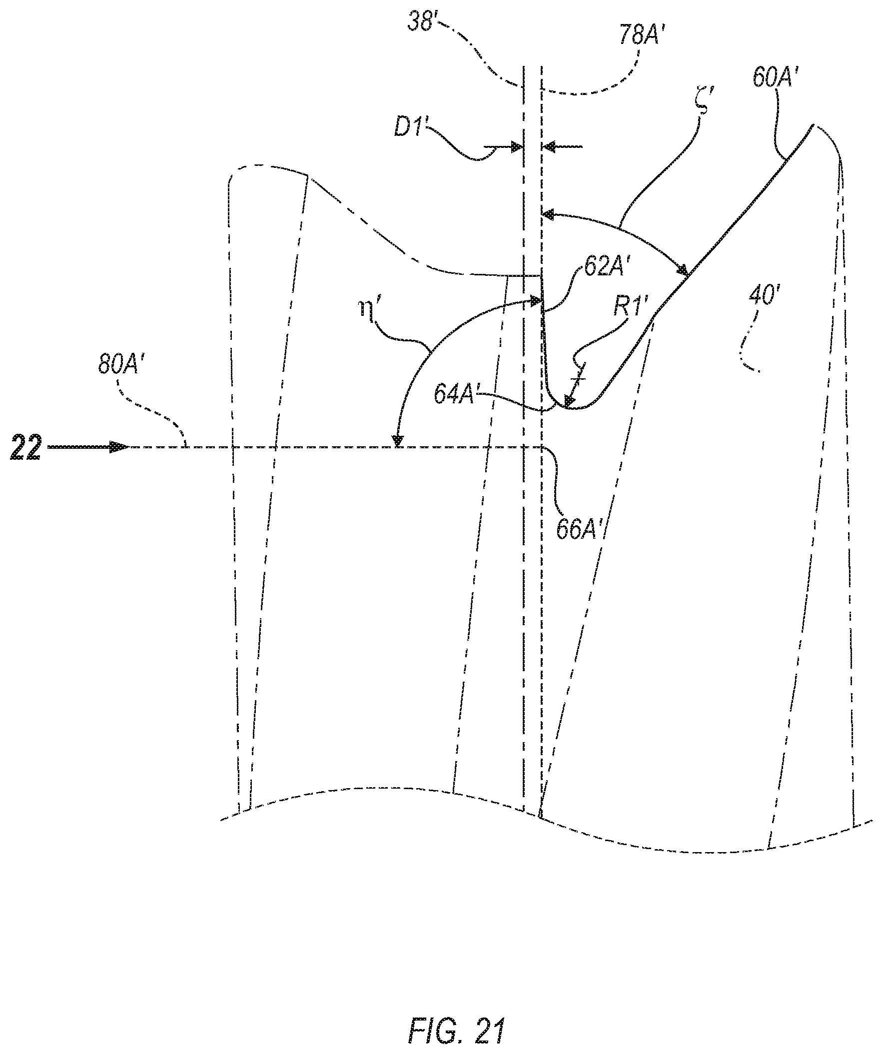 Patent US12617030 Figure 19 – Anti-skive drill bit
