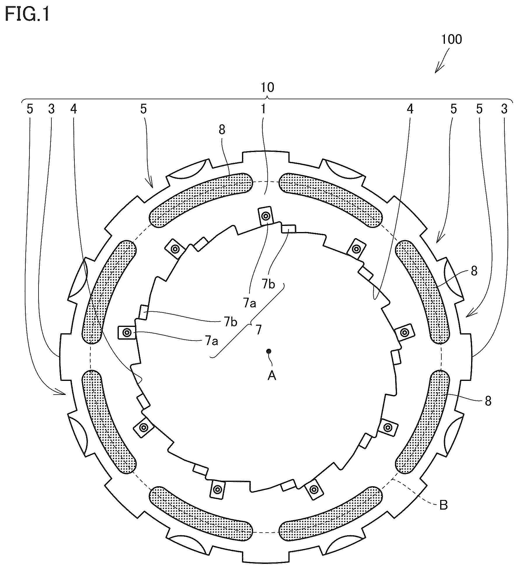 Patent US12617031 — Cutting tool and cutting processing device — Figure 1