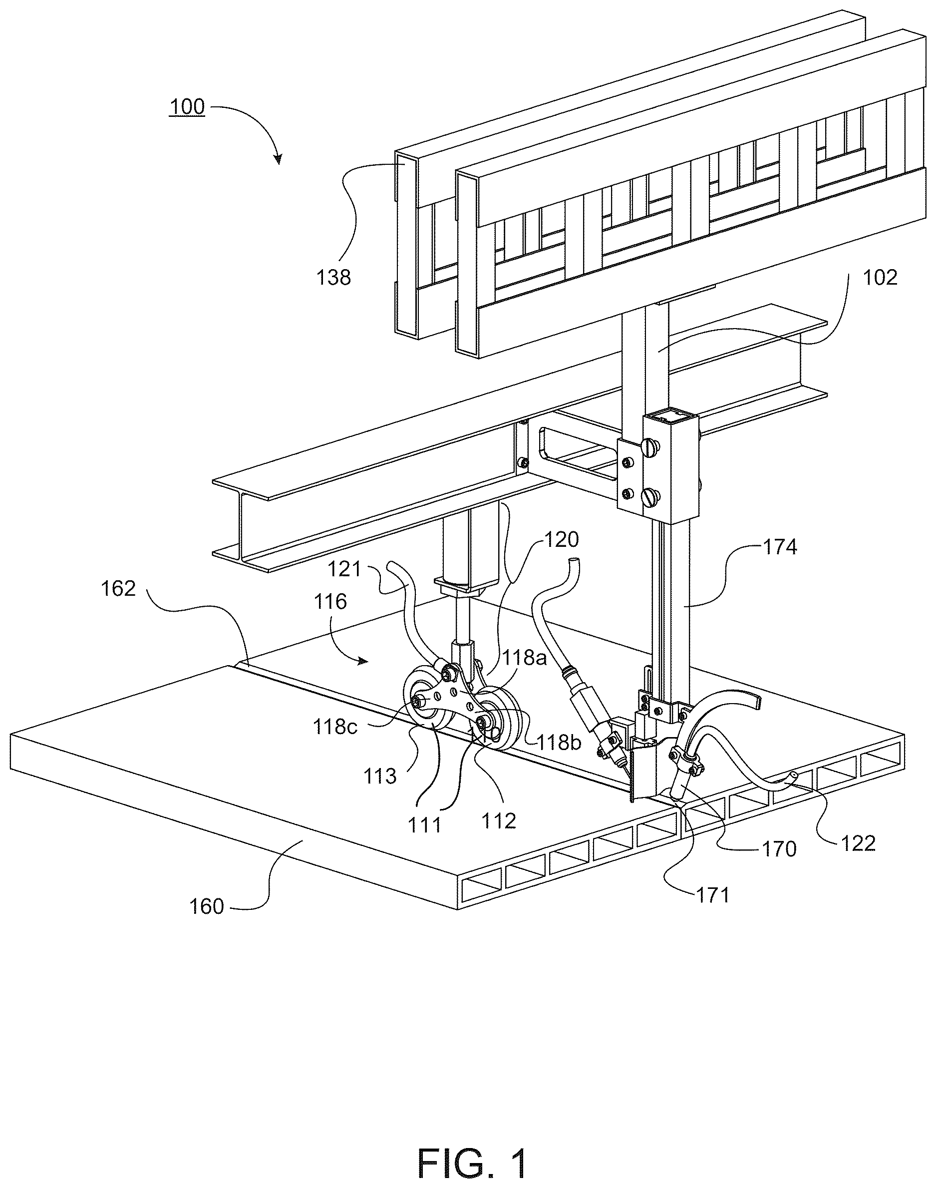 Patent US12617036 — Return current roller for automatic welder — Figure 1