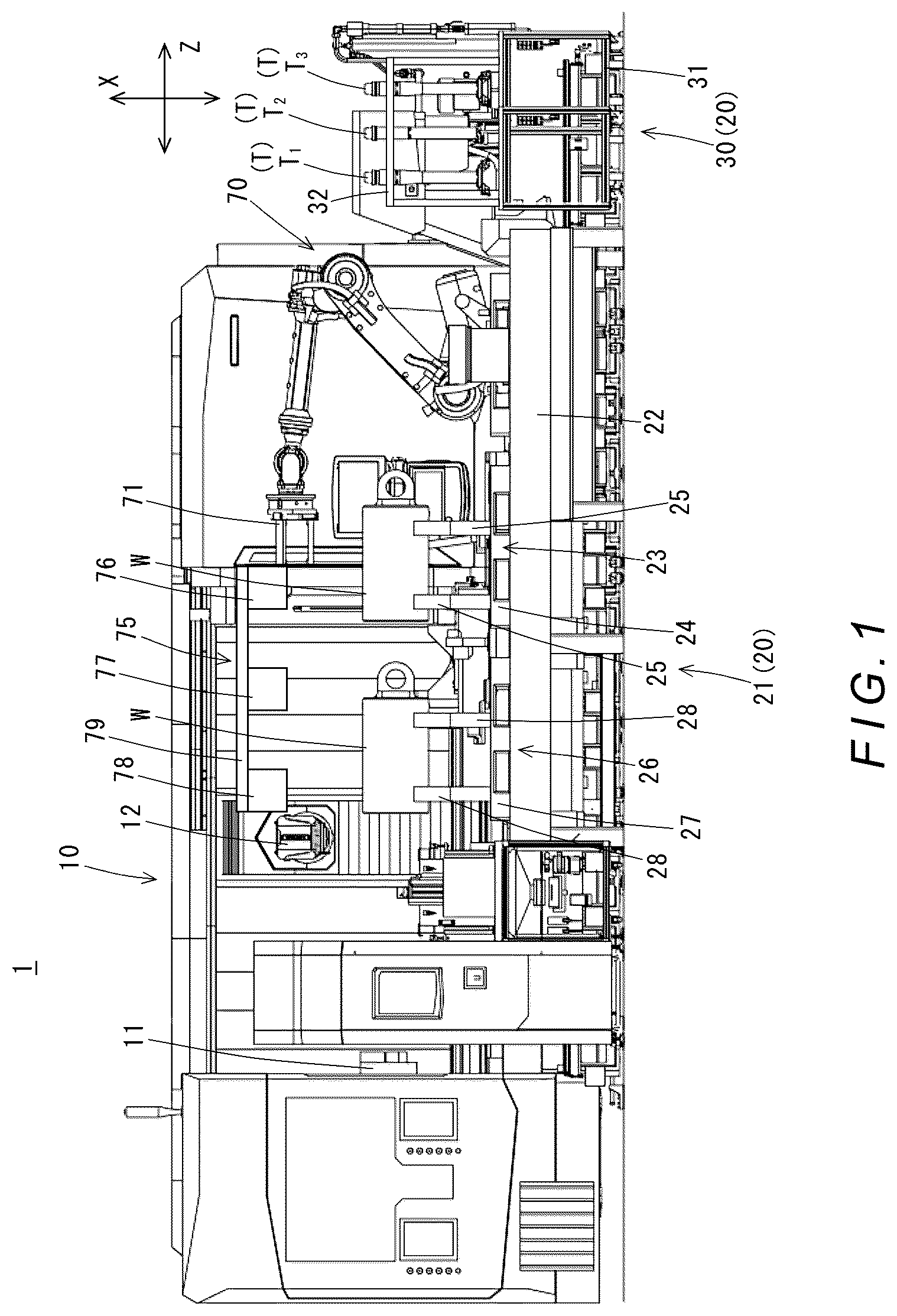 Patent US12617052 Figure 1 – Conveyance system