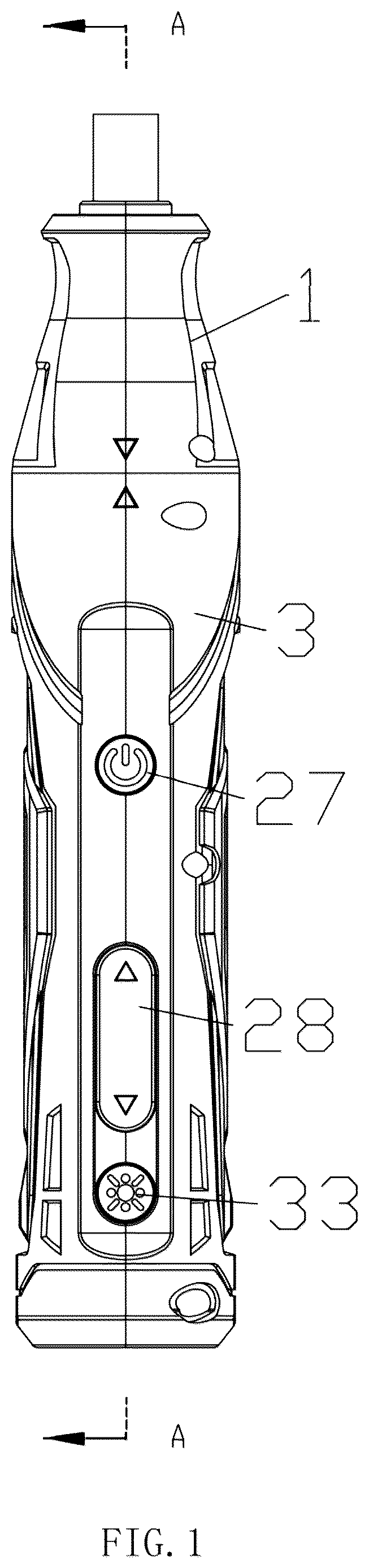 Patent US12617065 — Multifunctional electric tool with the function of easy head replacement — Figure 1