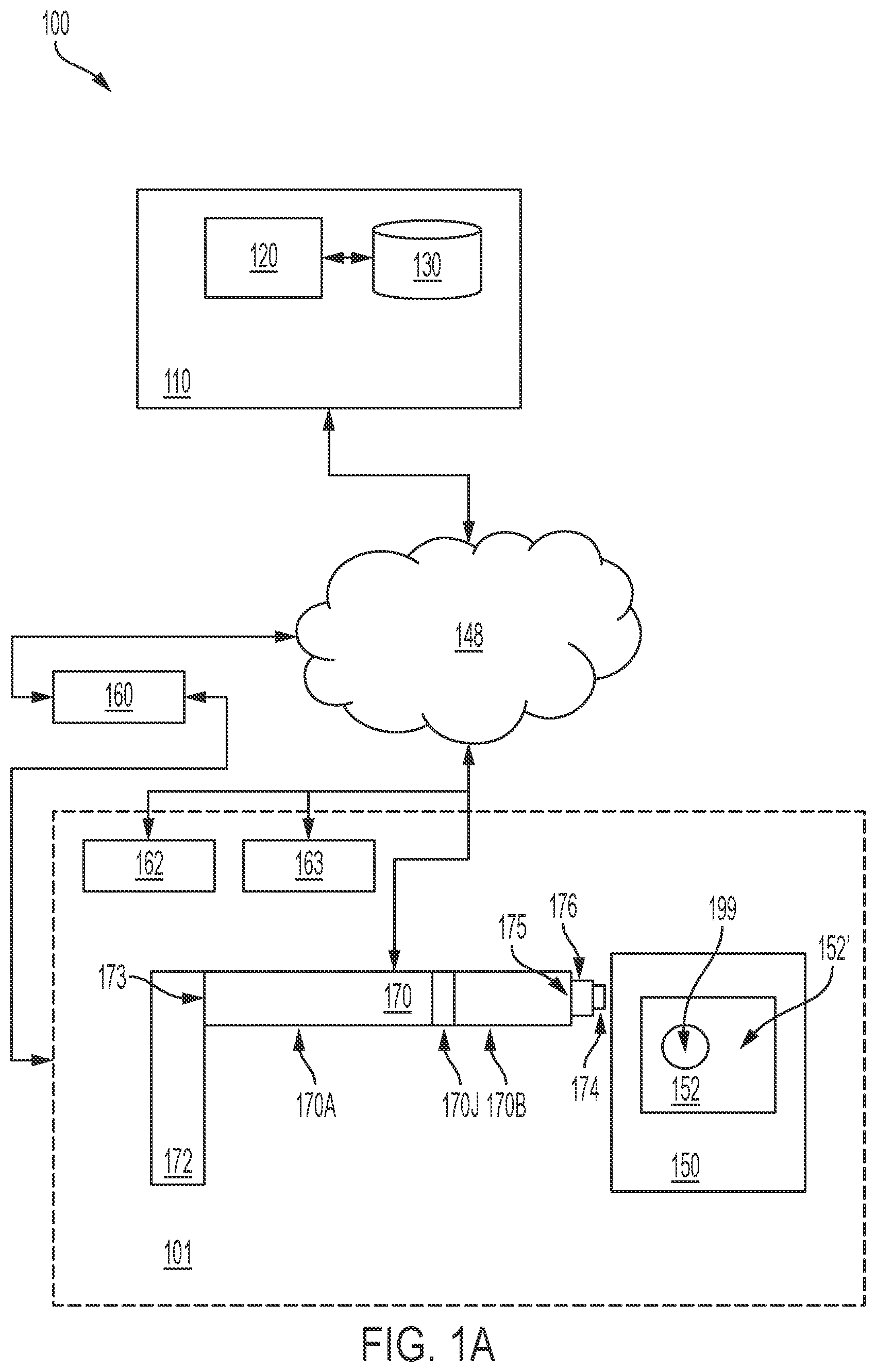 Patent US12617098 Figure 1 – Method, apparatus, and system for automating operation of a machine
