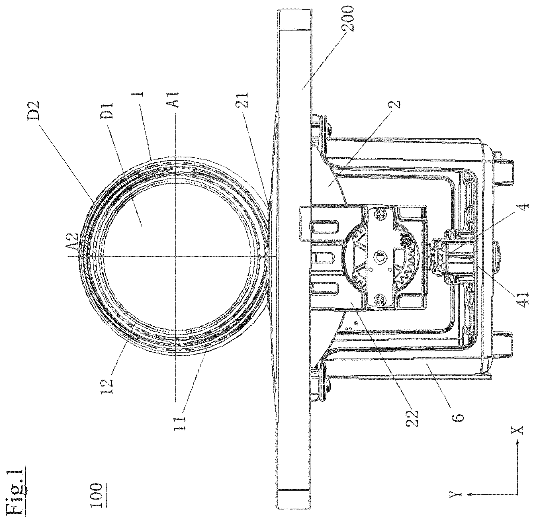 Patent US12617099 Figure 1 – In-vehicle robot