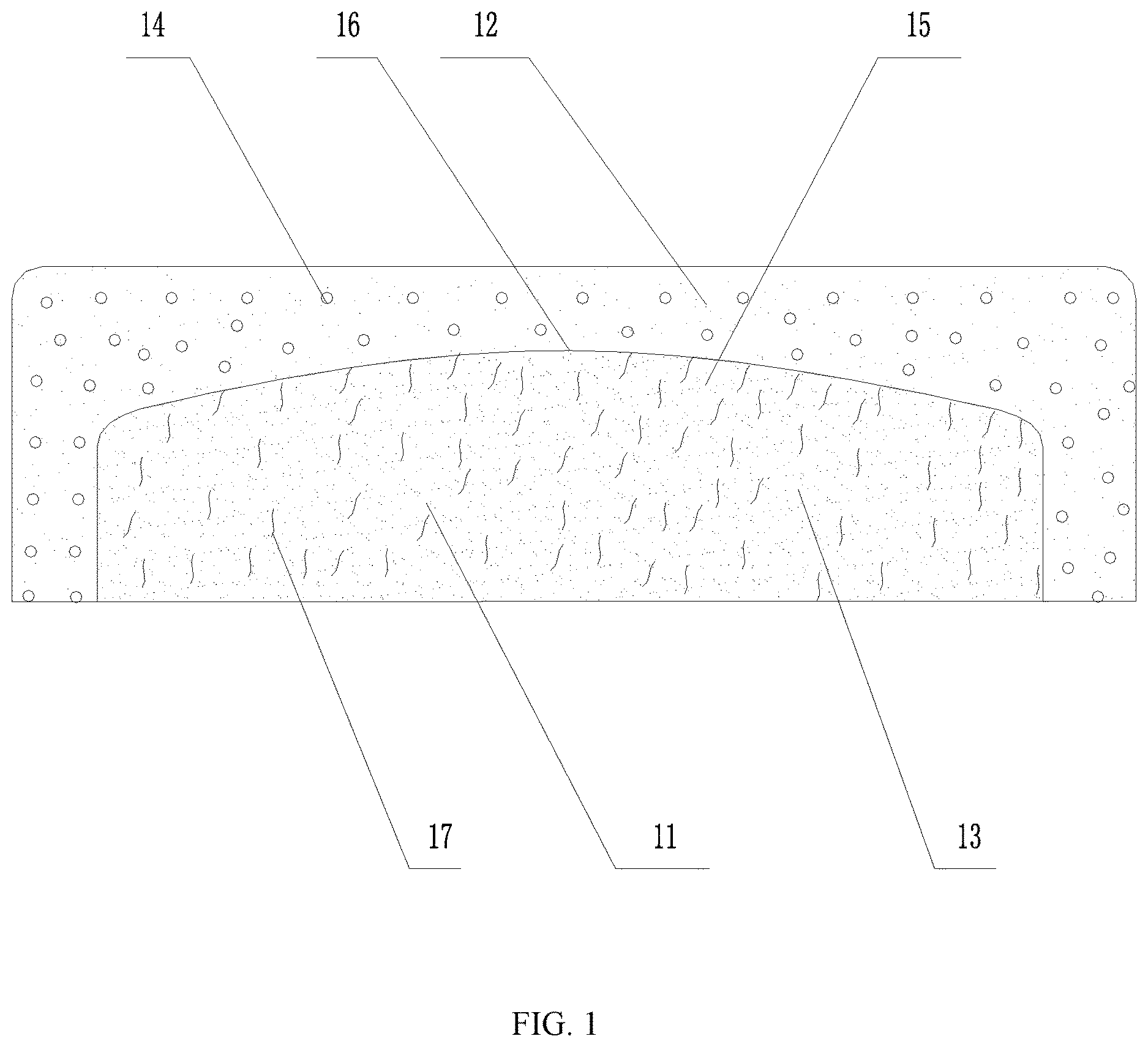 Patent US12617124 — Homogenizing method and device for mixing cow dung granules into clay bricks — Figure 1