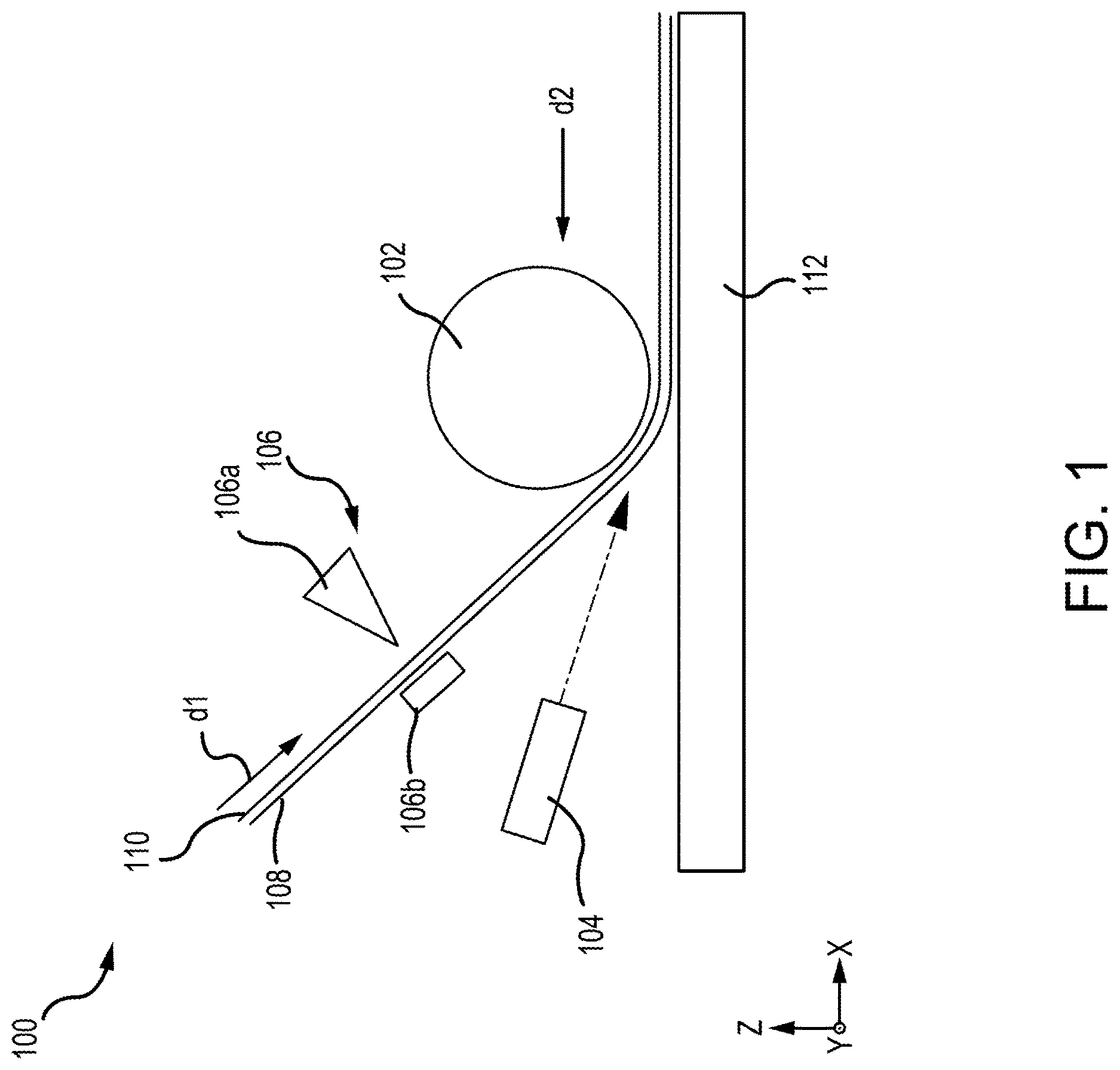 Patent US12617163 — Automated fiber placement of glass fiber thermoplastic tow as first ply — Figure 1