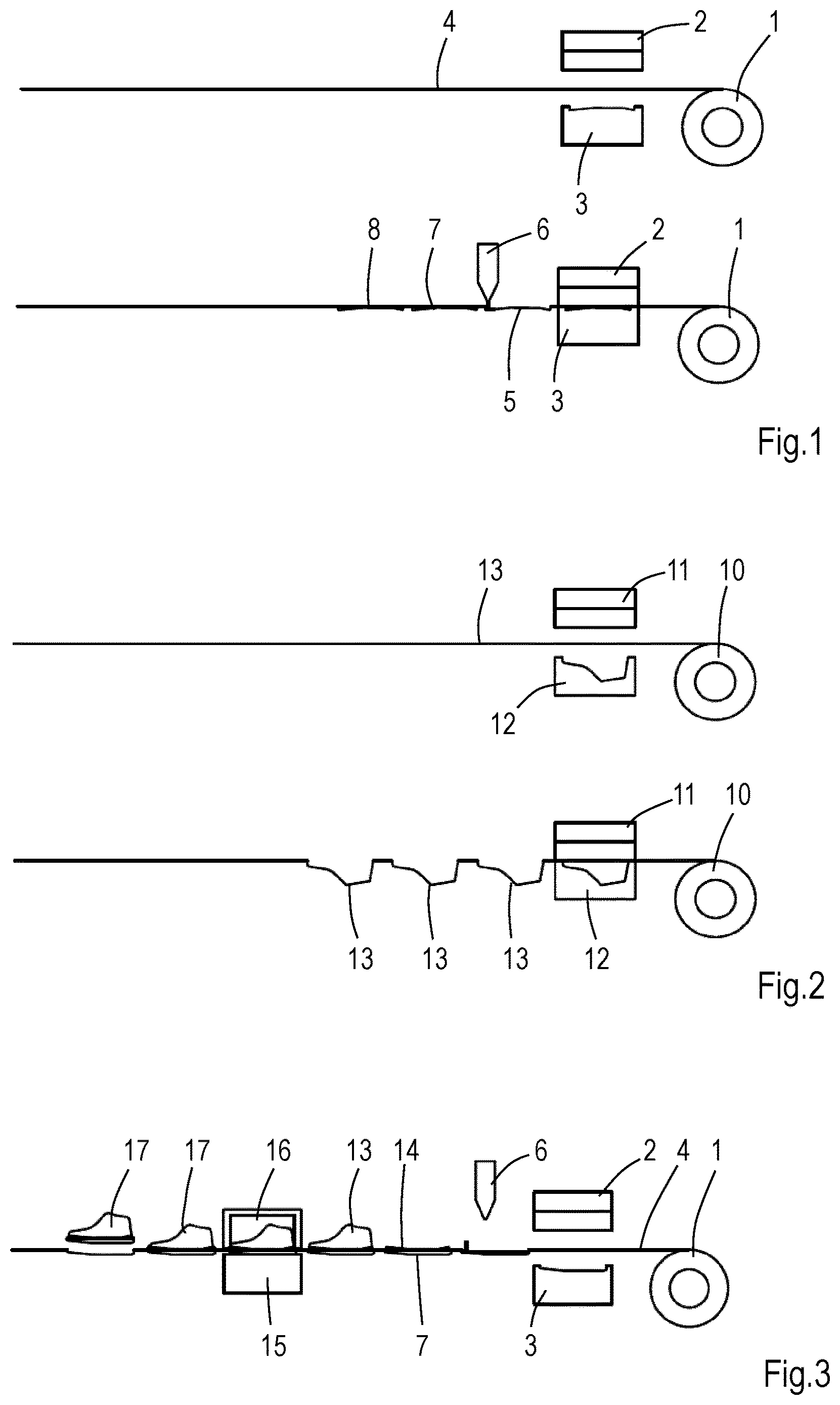 Patent US12617169 — Process for manufacturing a footwear and footwear parts — Figure 1
