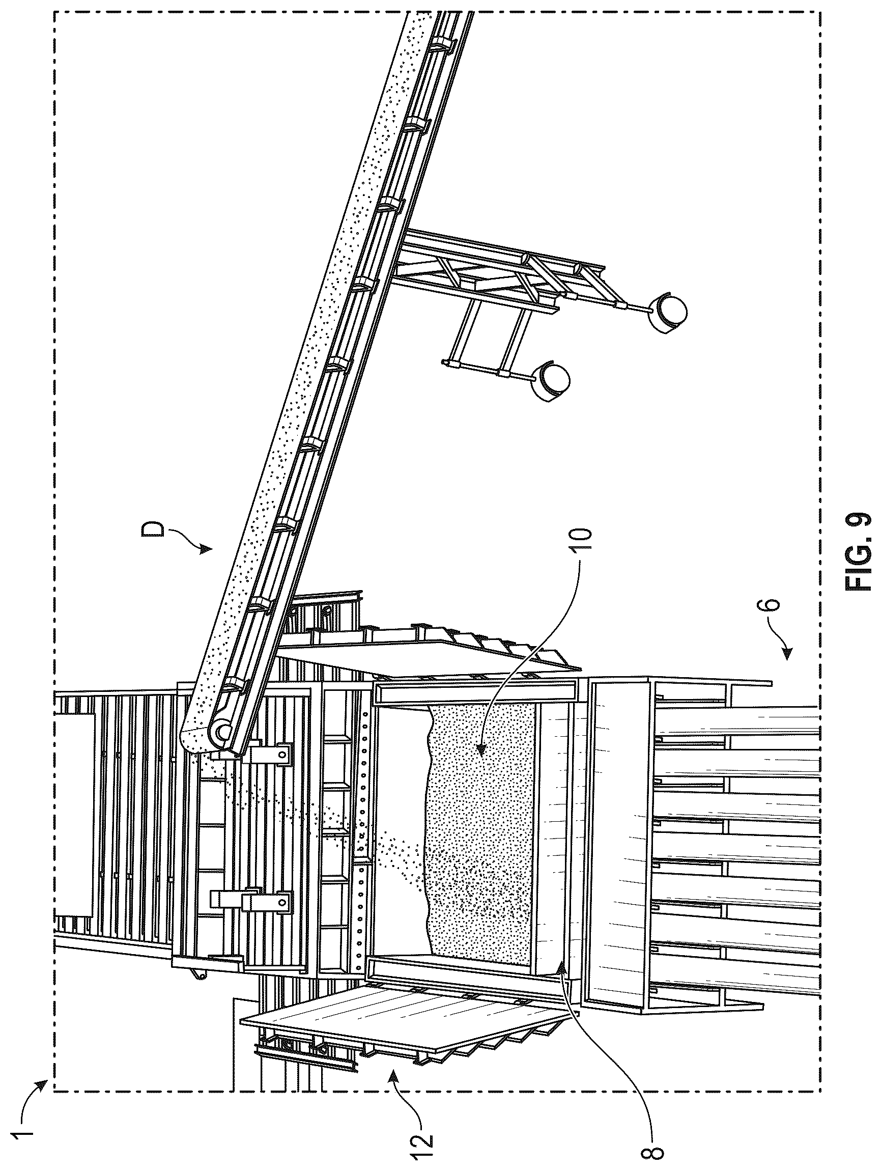 Patent US12617171 Figure 8 – System and method for making a block for gravity energy storage