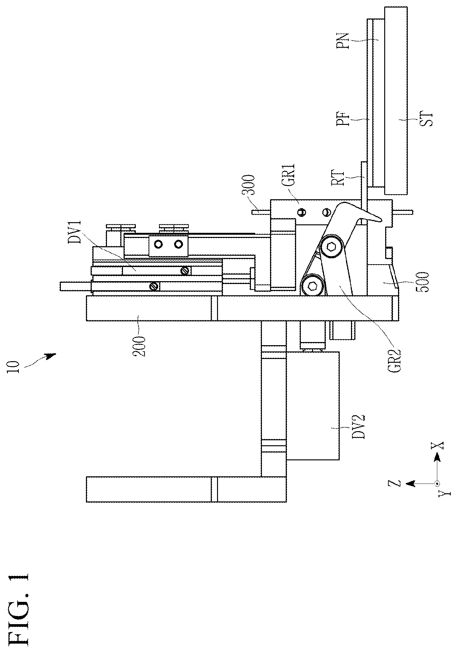 Patent US12617197 — Apparatus and method of peeling film — Figure 1