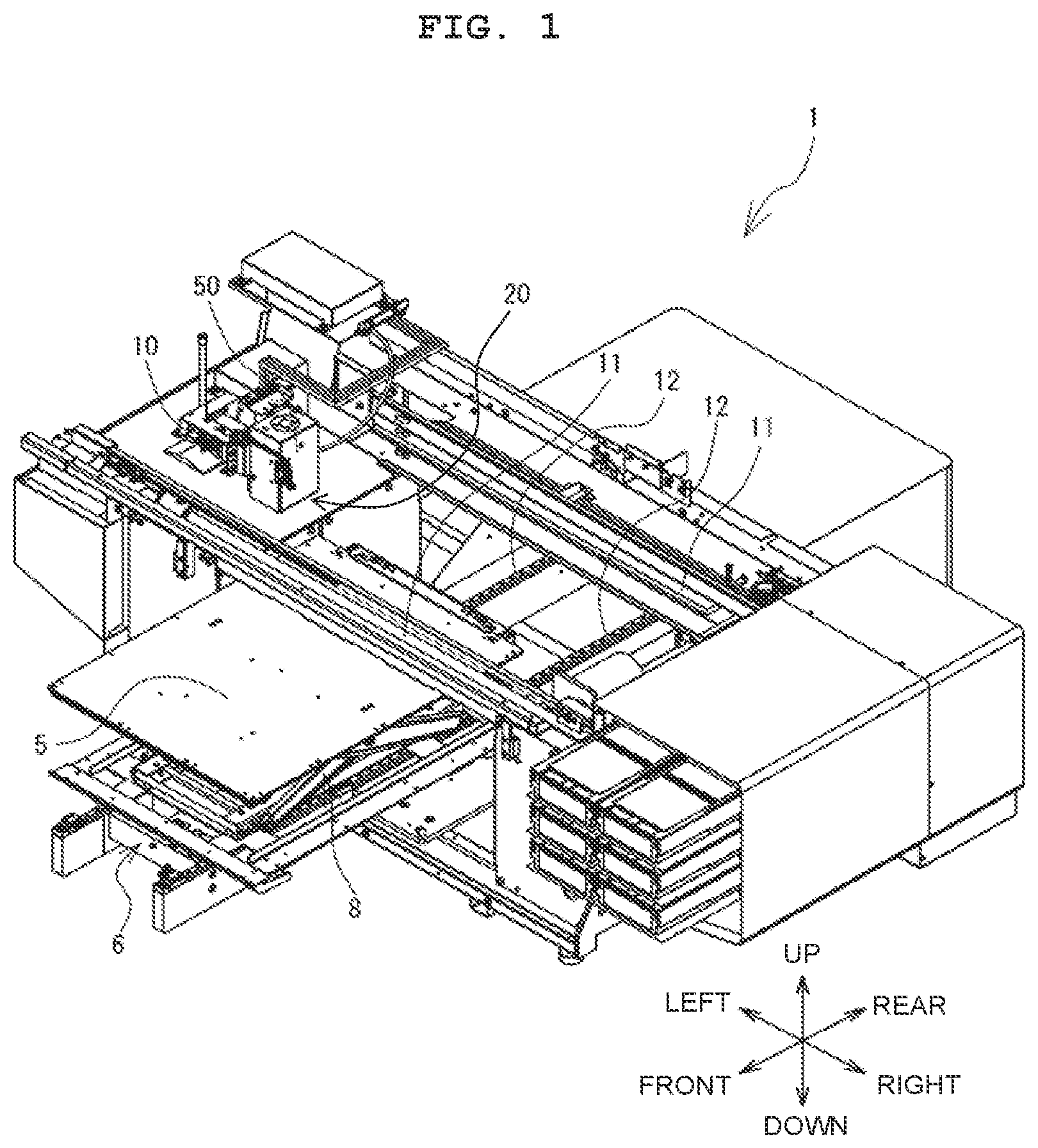 Patent US12617216 Figure 1 – Printer and printing method