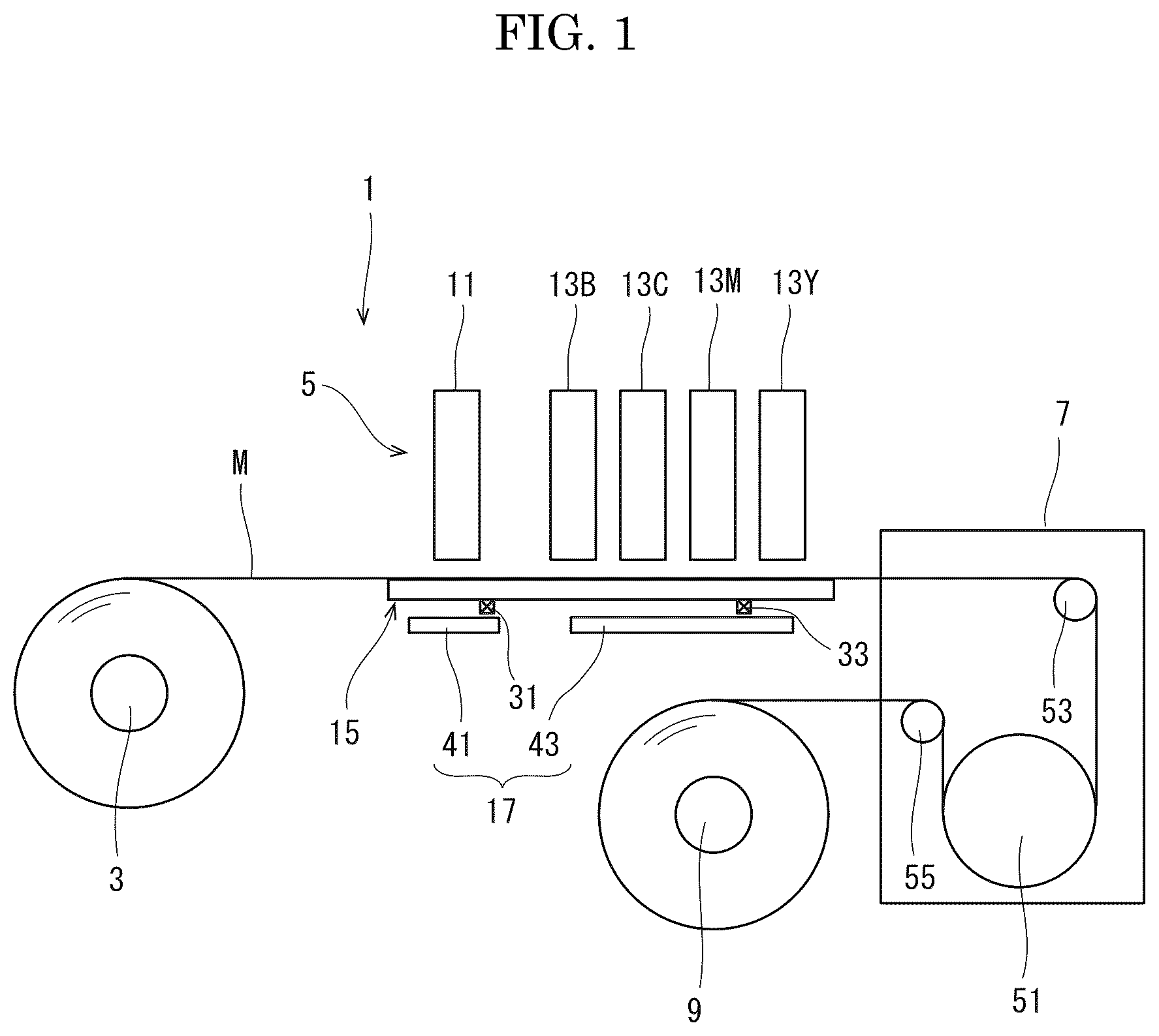 Patent US12617217 Figure 1 – Inkjet recording apparatus including precoating liquid head unit ejecting precoating liquid to printing base material