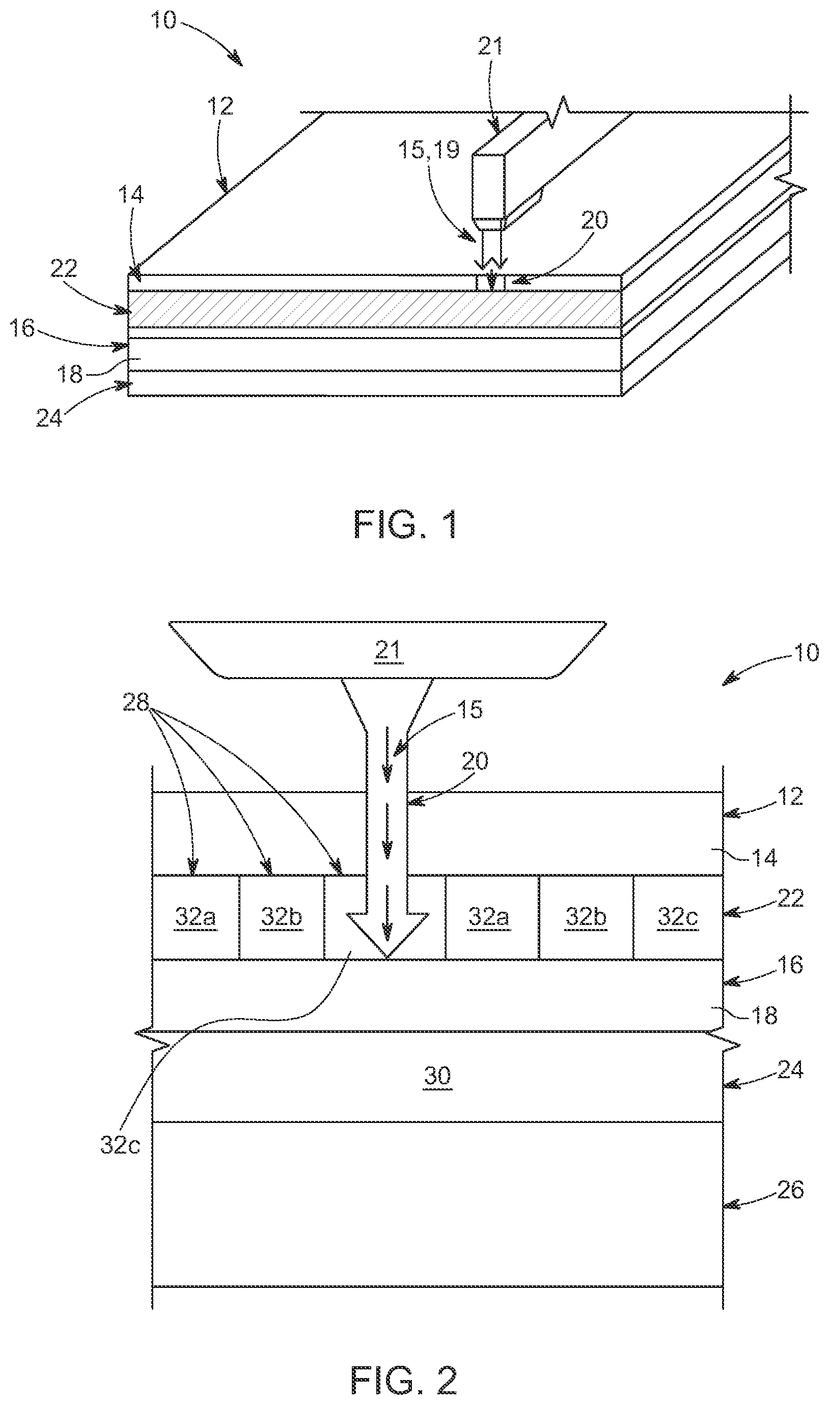 Patent US12617224 — Multi-layered revealable substrates and methods of producing and using said multi-layered substrates — Figure 1