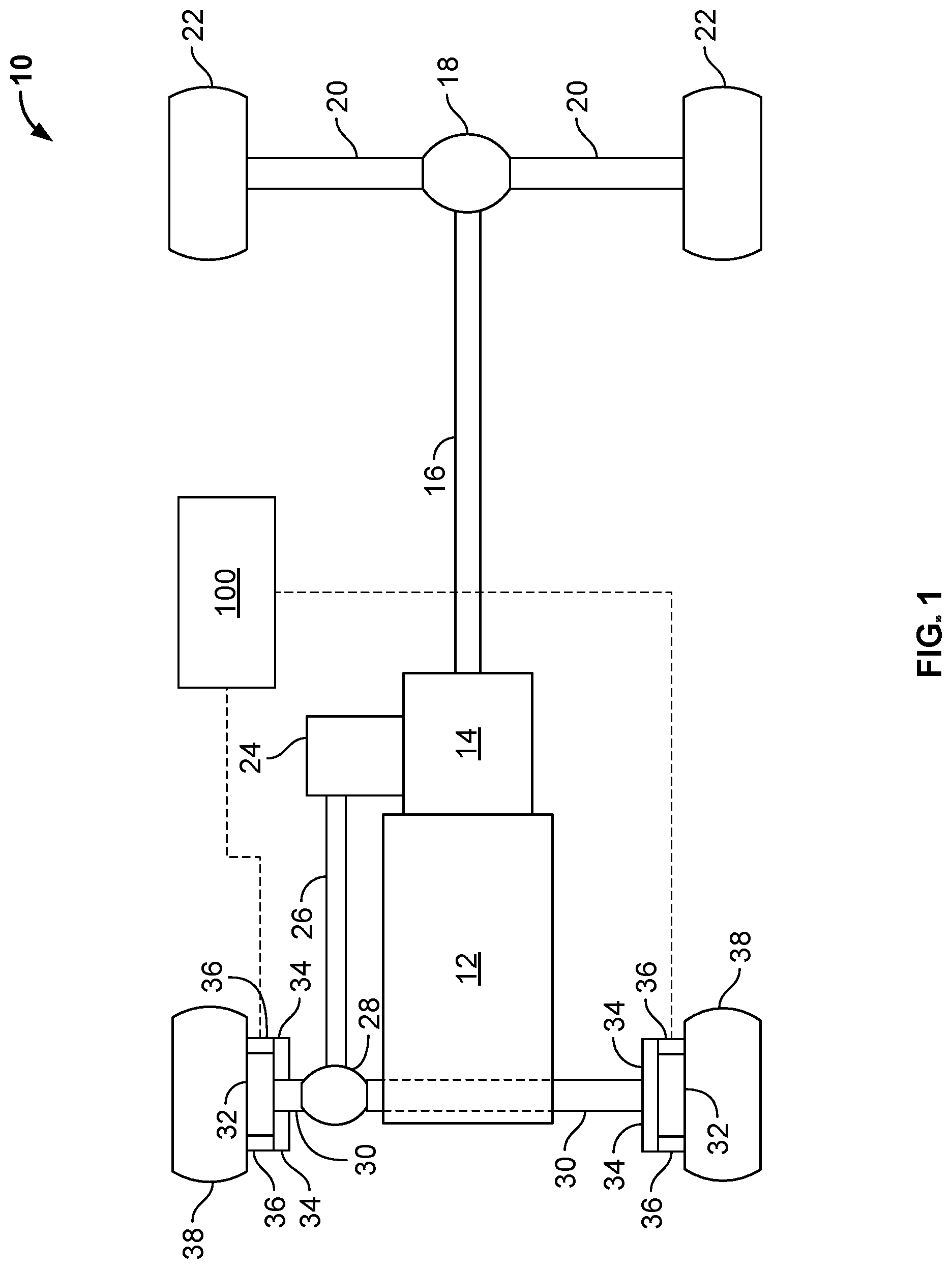 Patent US12617231 — Electric actuable wheel hubs — Figure 1
