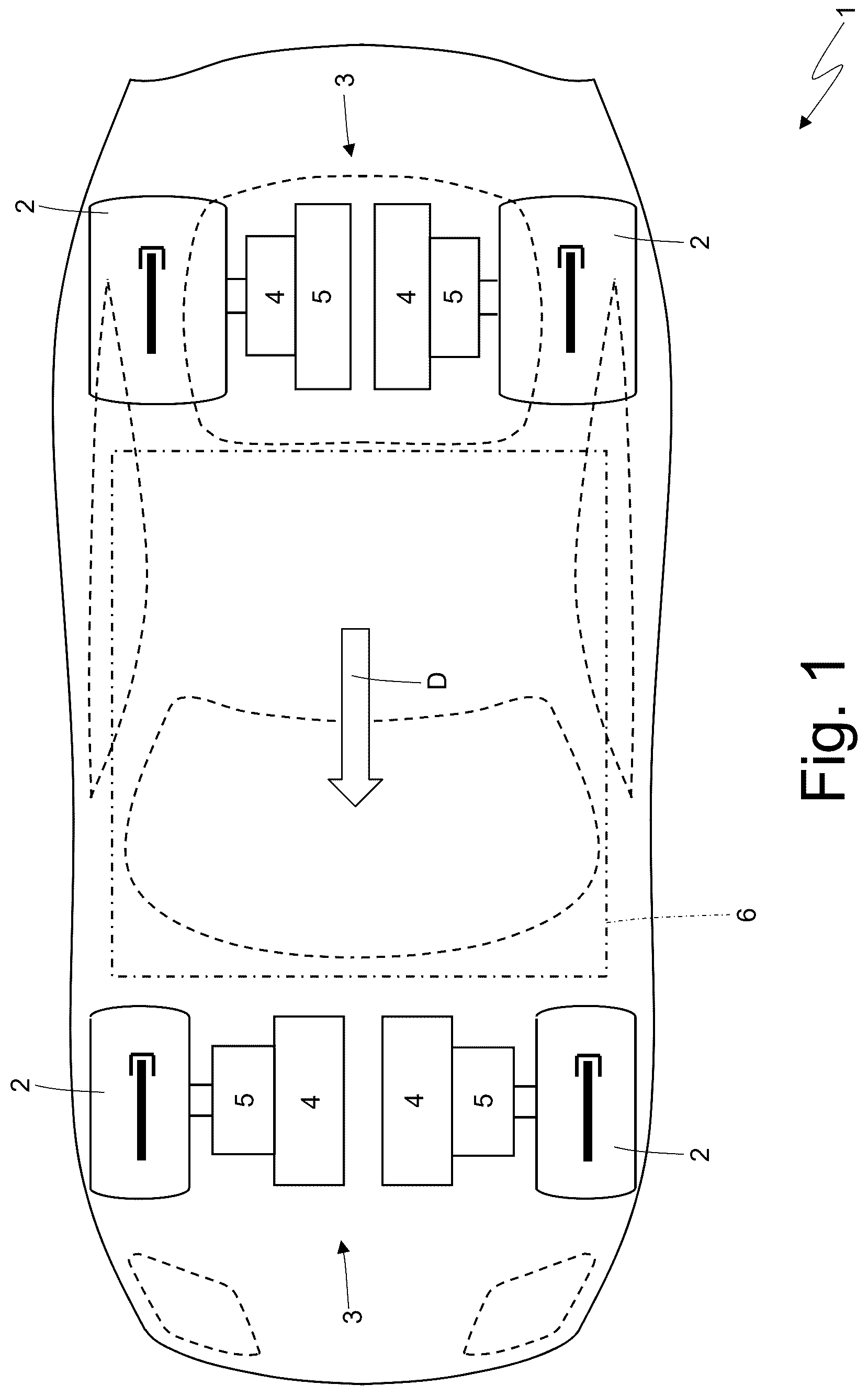 Patent US12617262 — Vehicle provided with a power storage system — Figure 1