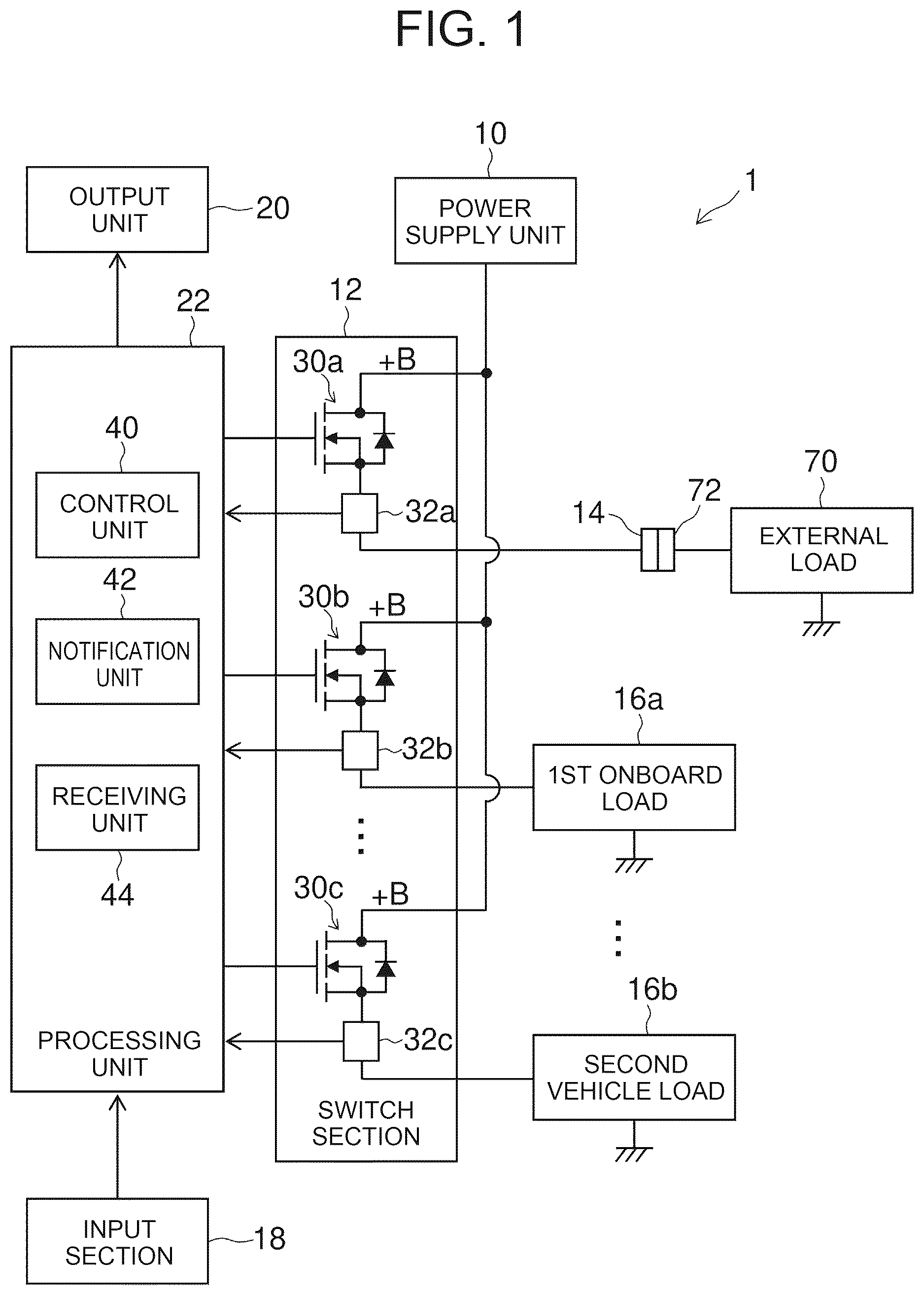 Patent US12617284 — Power supply system — Figure 1