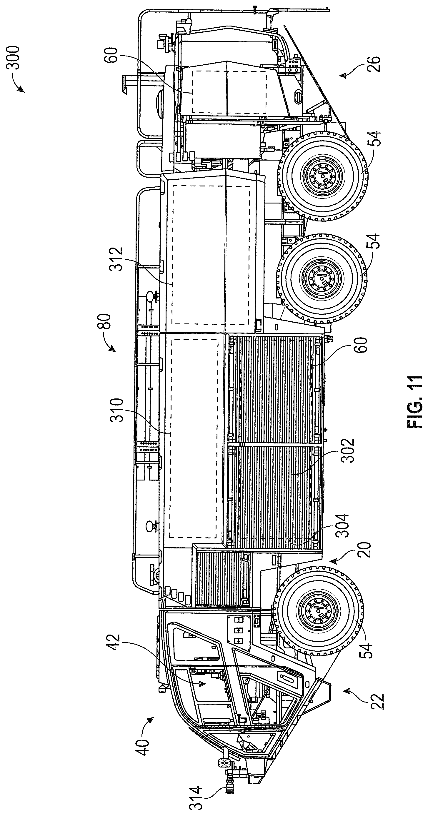 Patent US12617285 Figure 11 – Vehicle with power distribution unit