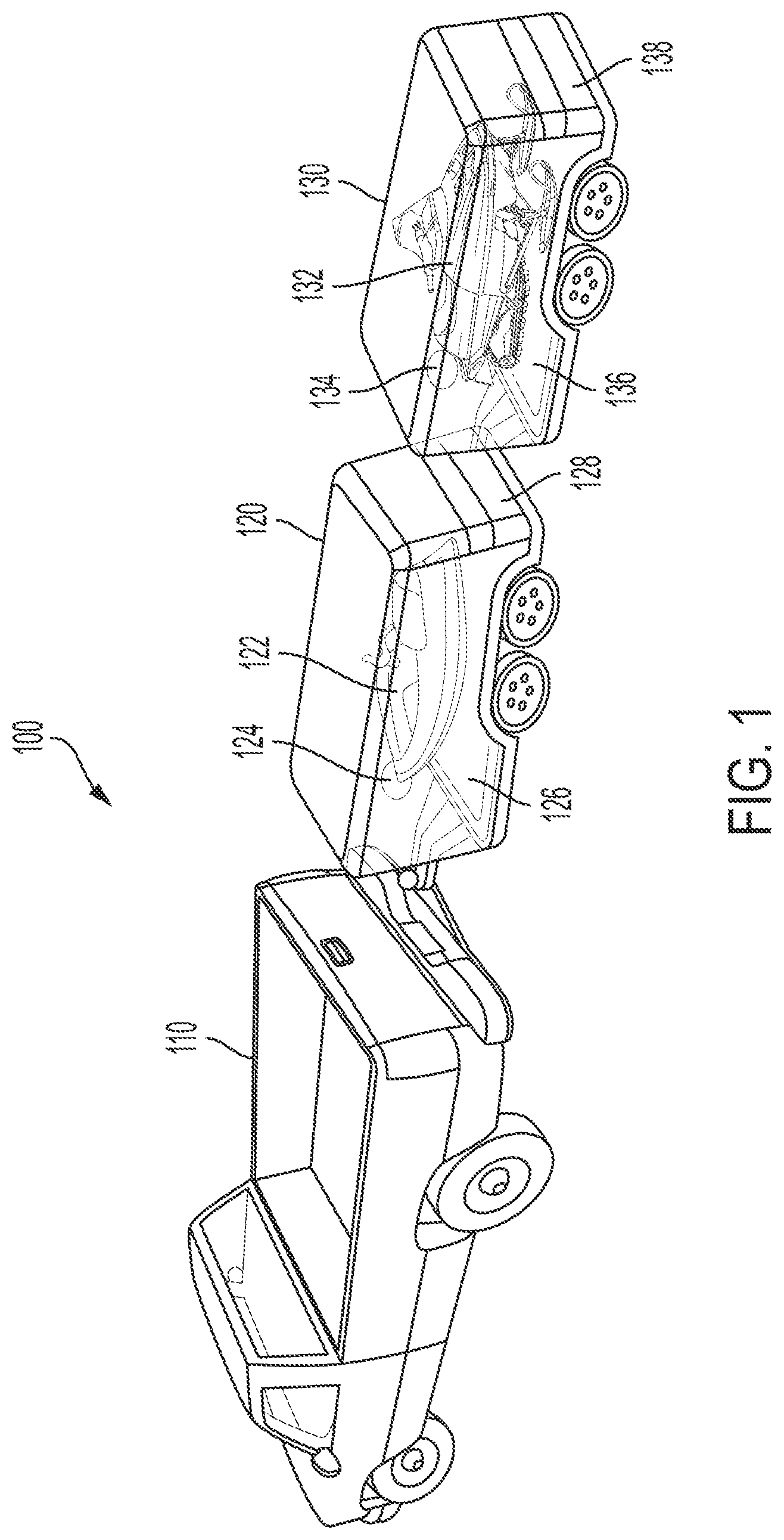 Patent US12617287 — Vehicle with electrified charging trailer control — Figure 1